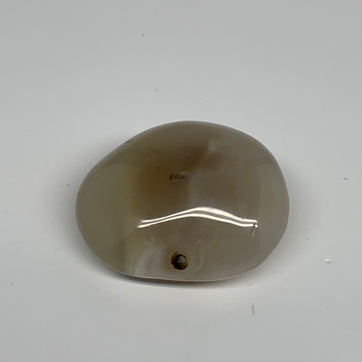 86.2g, 2.1"x1.8"x1" Orca Agate Palm-Stone Reiki Energy Crystal Reiki, B27883