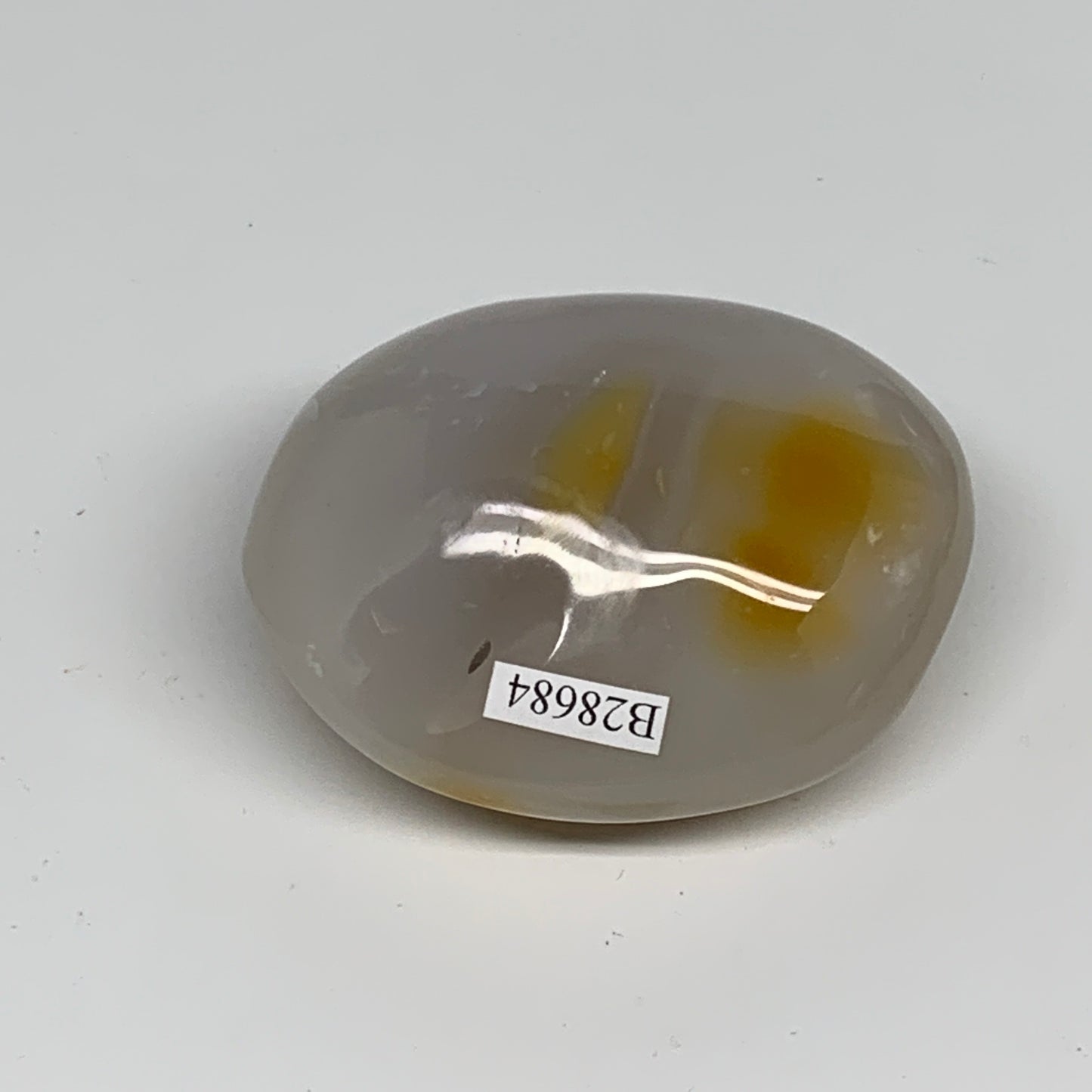 161.8g, 2.6"x2.2"x1.4" Orca Agate Palm-Stone Reiki Energy Crystal Reiki, B28684