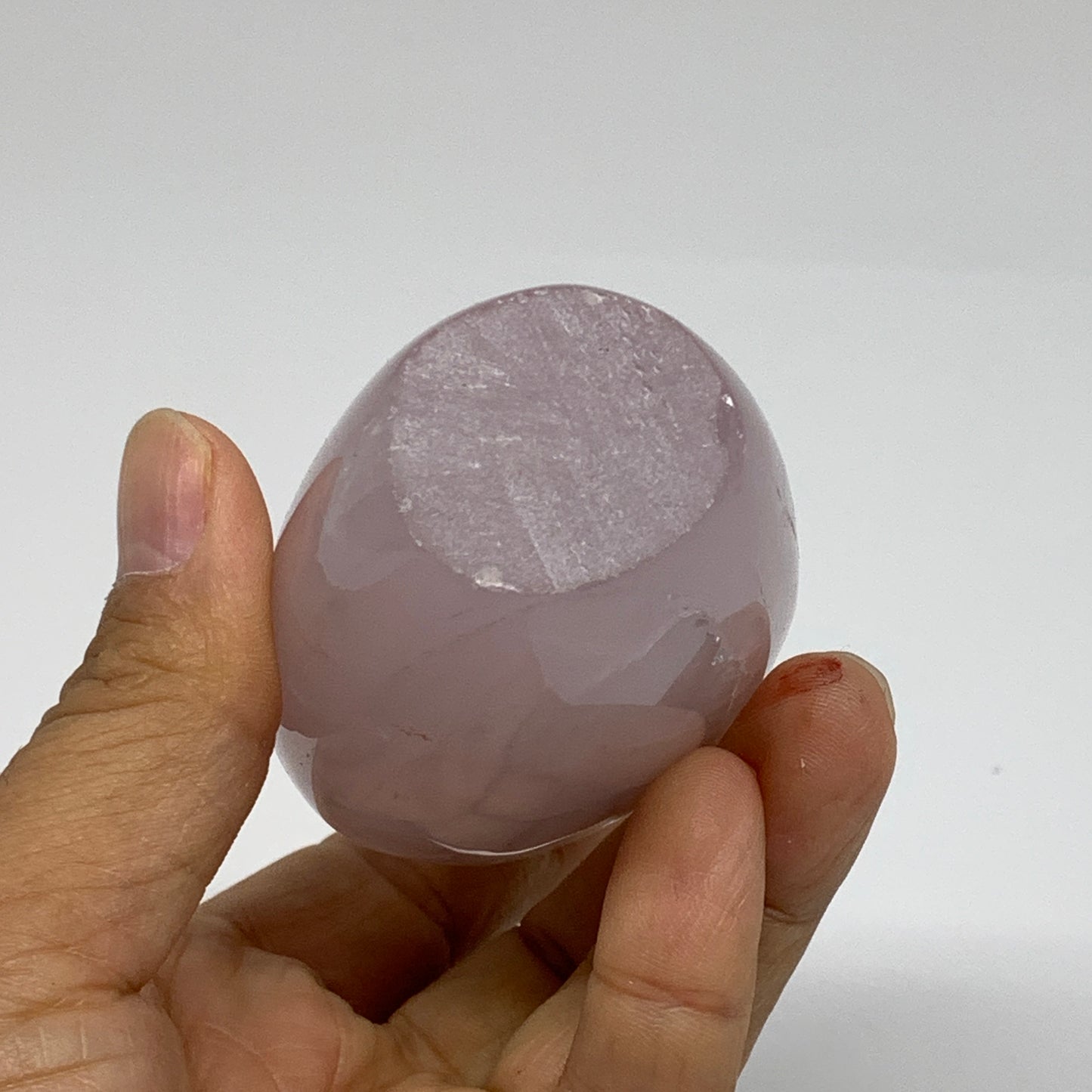 0.63 lbs, 3.7"x2"x1.6", Rose Quartz Crystal Freeform Polished Crystal, B37345