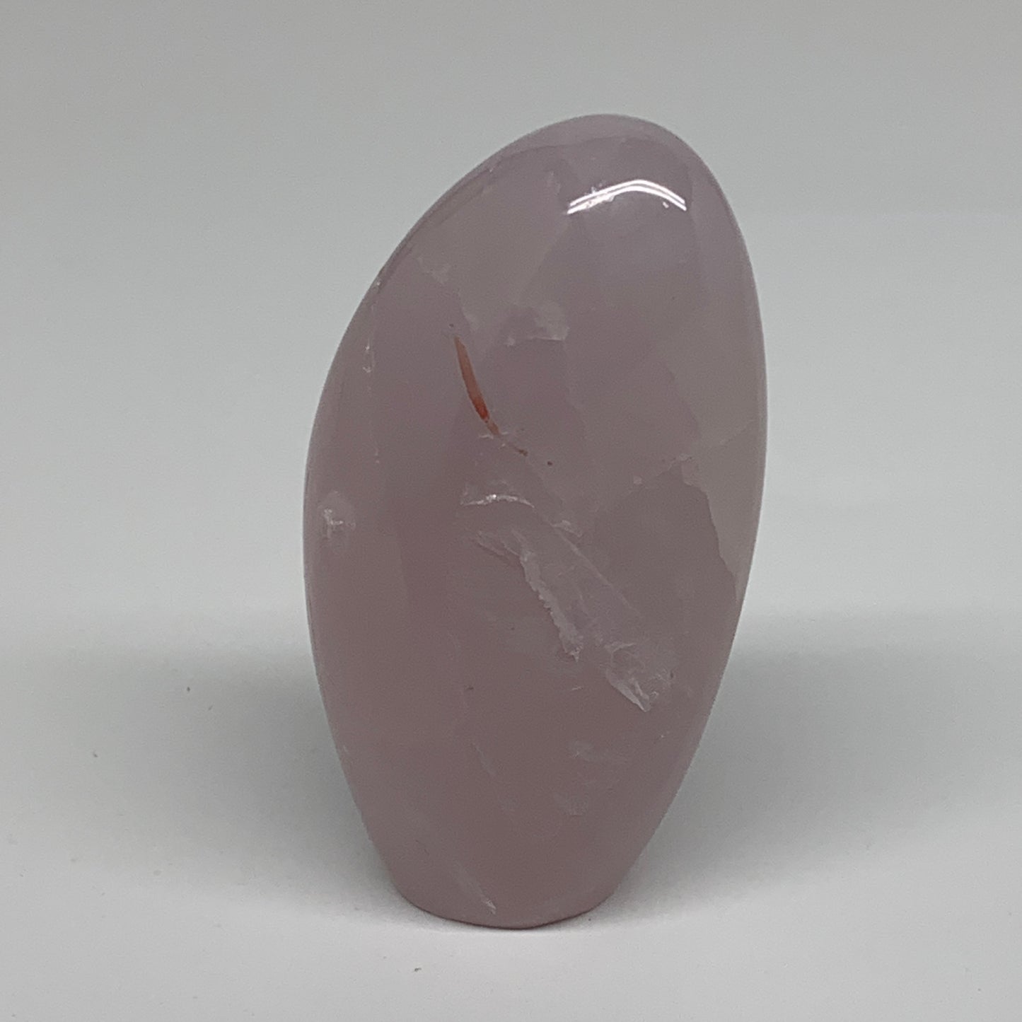 0.63 lbs, 3.7"x2"x1.6", Rose Quartz Crystal Freeform Polished Crystal, B37345
