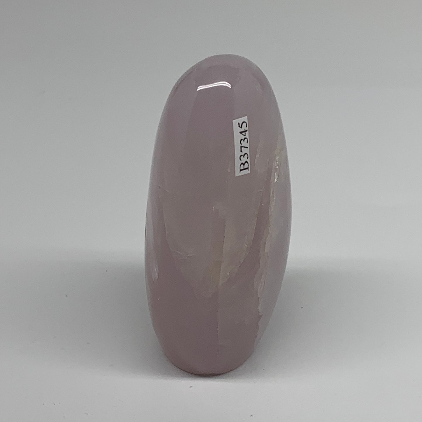 0.63 lbs, 3.7"x2"x1.6", Rose Quartz Crystal Freeform Polished Crystal, B37345