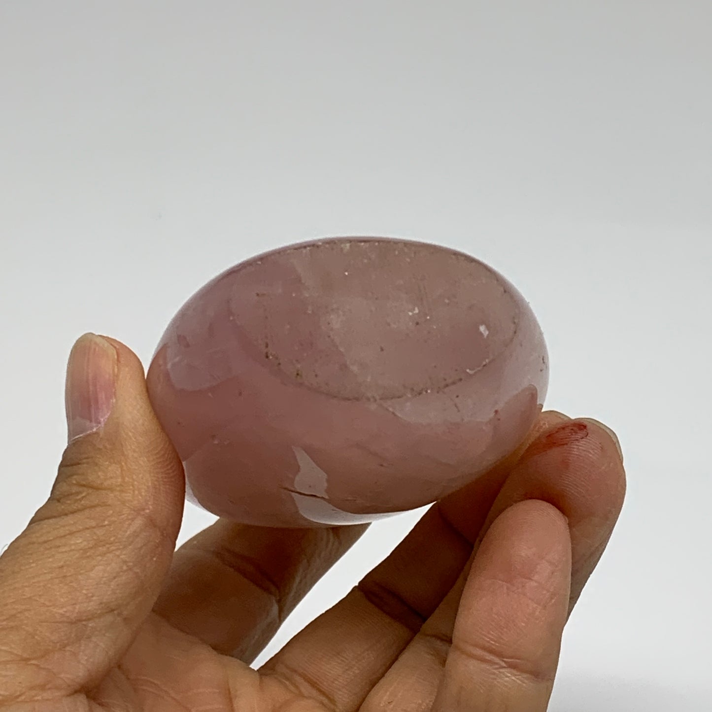 0.49 lbs, 3.5"x2.2"x1.1", Rose Quartz Crystal Freeform Polished Crystal, B37347