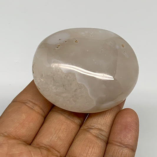 98.2g, 2.2"x1.8"x1.1" Orca Agate Palm-Stone Reiki Energy Crystal Reiki, B27892