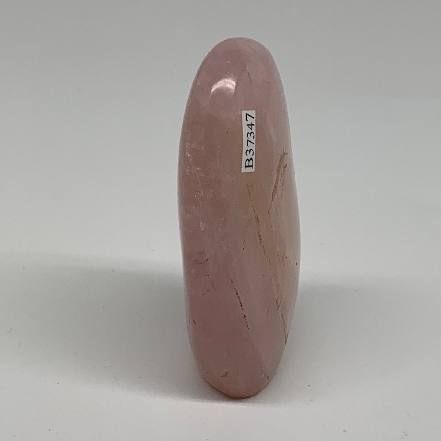 0.49 lbs, 3.5"x2.2"x1.1", Rose Quartz Crystal Freeform Polished Crystal, B37347