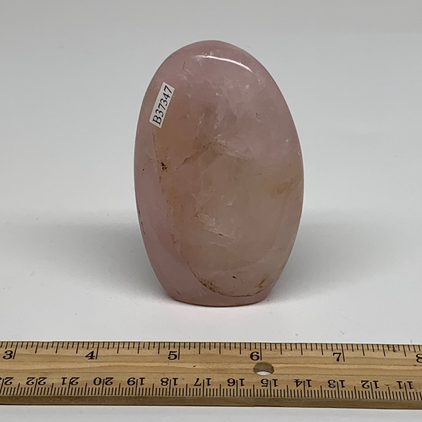 0.49 lbs, 3.5"x2.2"x1.1", Rose Quartz Crystal Freeform Polished Crystal, B37347