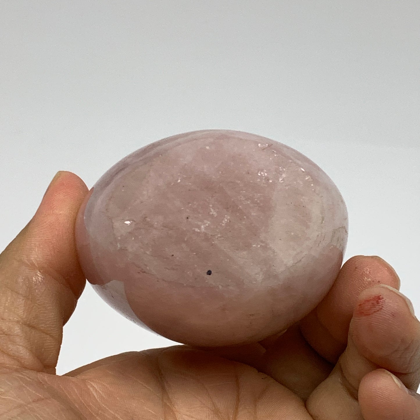 0.82 lbs, 3.7"x2.4"x1.7", Rose Quartz Crystal Freeform Polished Crystal, B37348