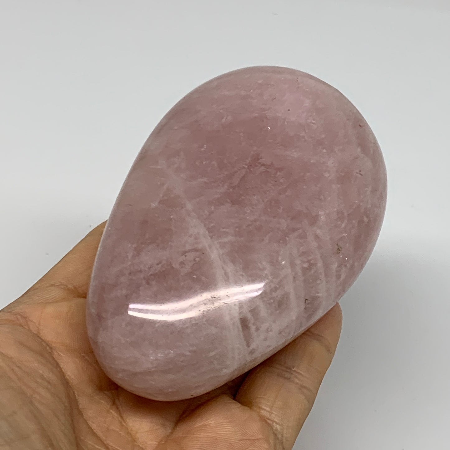0.82 lbs, 3.7"x2.4"x1.7", Rose Quartz Crystal Freeform Polished Crystal, B37348