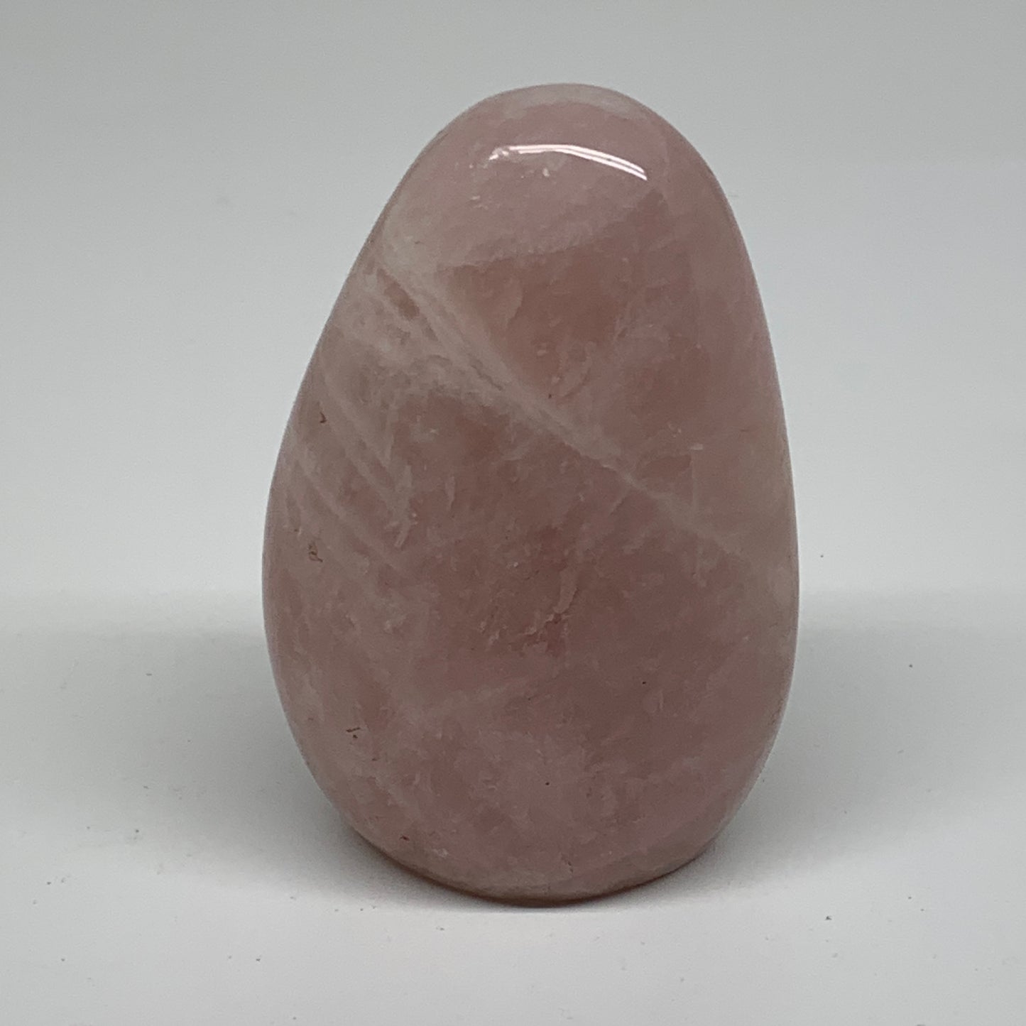 0.82 lbs, 3.7"x2.4"x1.7", Rose Quartz Crystal Freeform Polished Crystal, B37348