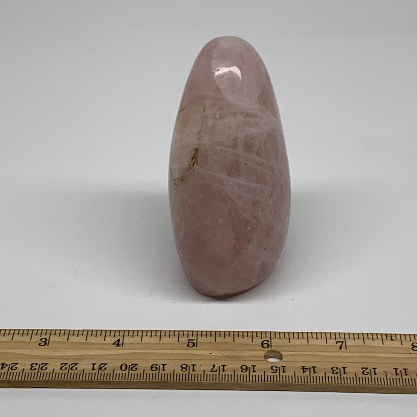 0.82 lbs, 3.7"x2.4"x1.7", Rose Quartz Crystal Freeform Polished Crystal, B37348