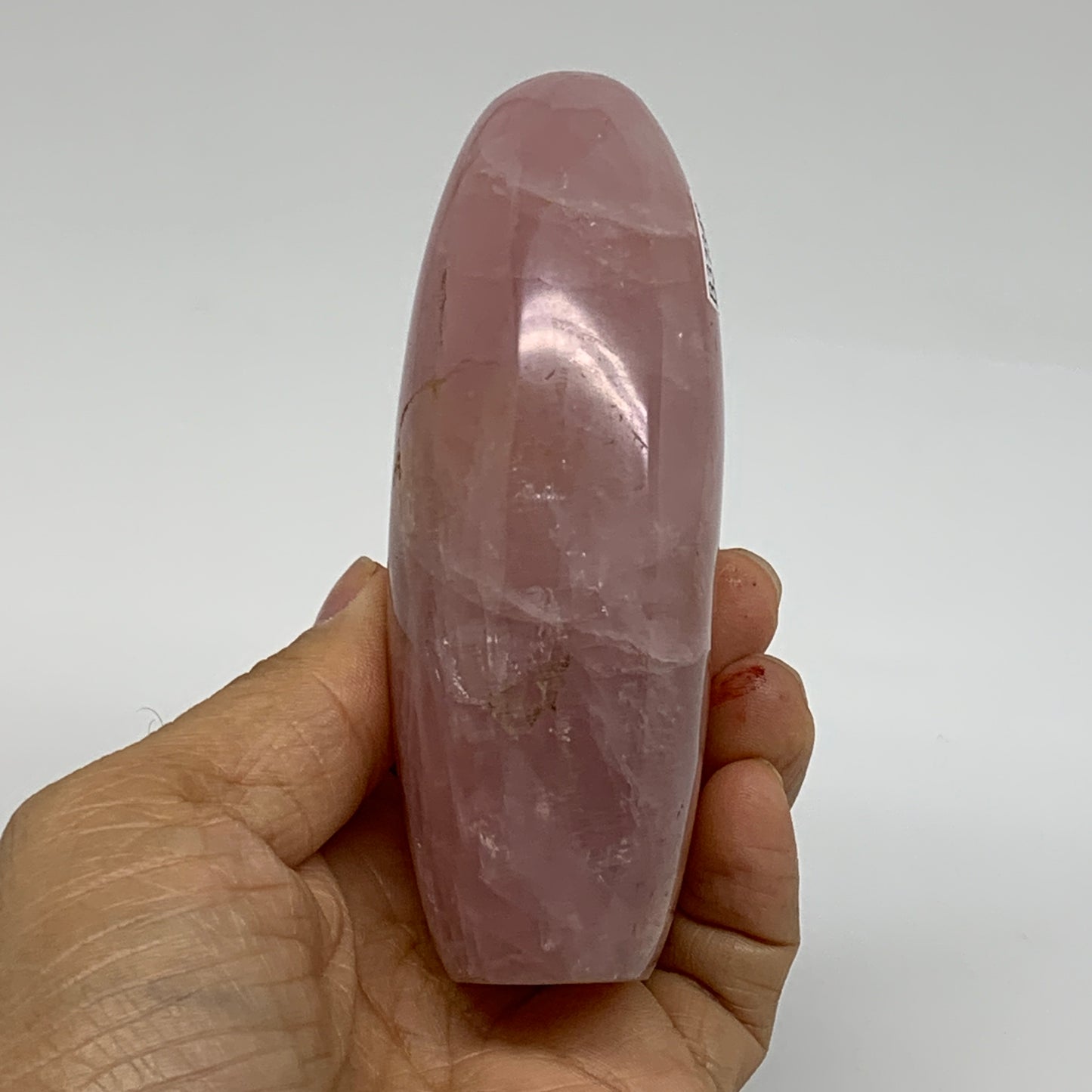 0.79 lbs, 4.1"x2.1"x1.5", Rose Quartz Crystal Freeform Polished Crystal, B37349