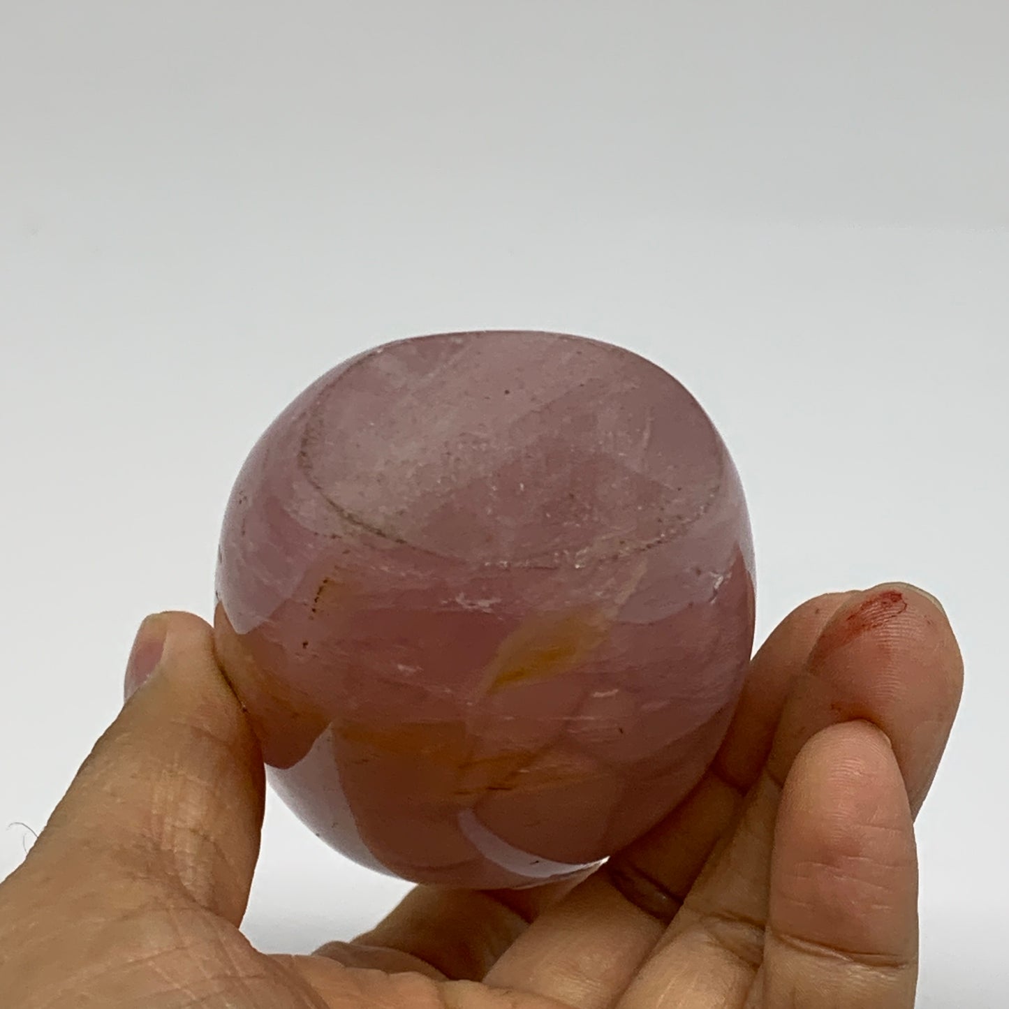 0.79 lbs, 4.1"x2.1"x1.5", Rose Quartz Crystal Freeform Polished Crystal, B37349