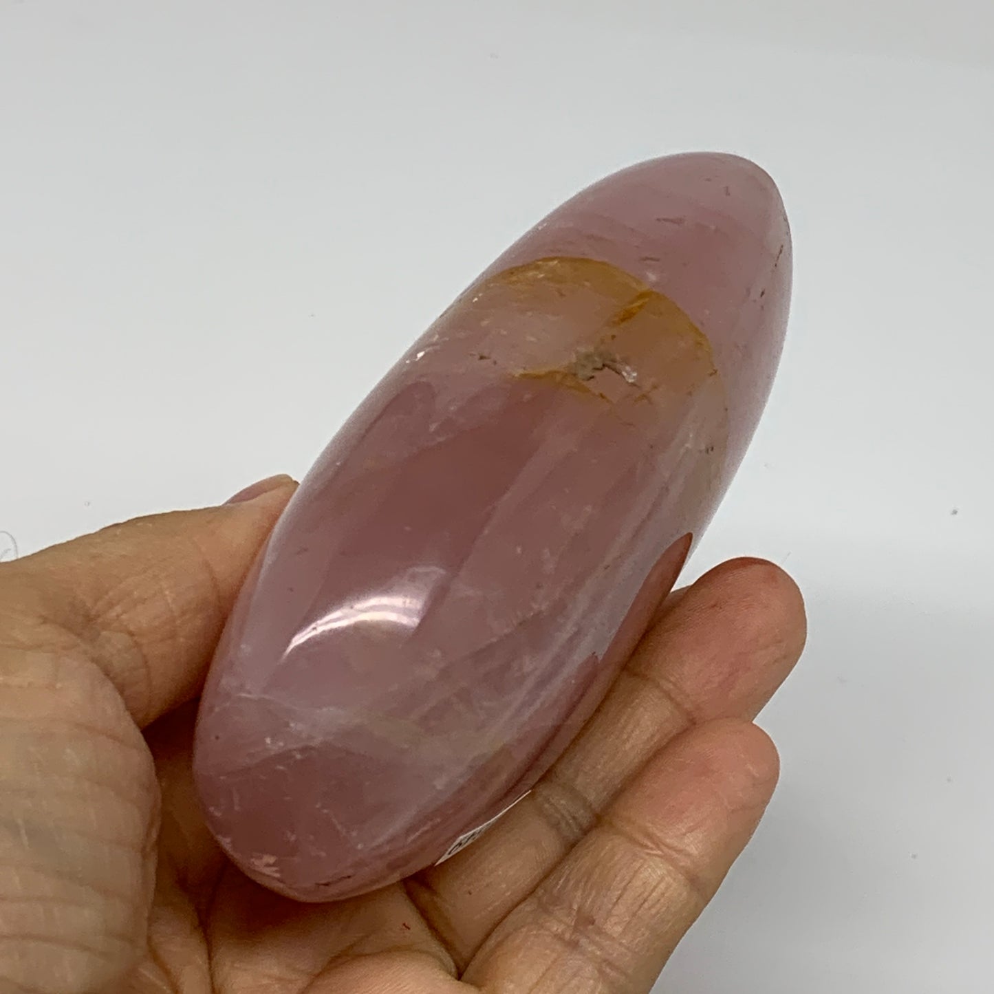 0.79 lbs, 4.1"x2.1"x1.5", Rose Quartz Crystal Freeform Polished Crystal, B37349