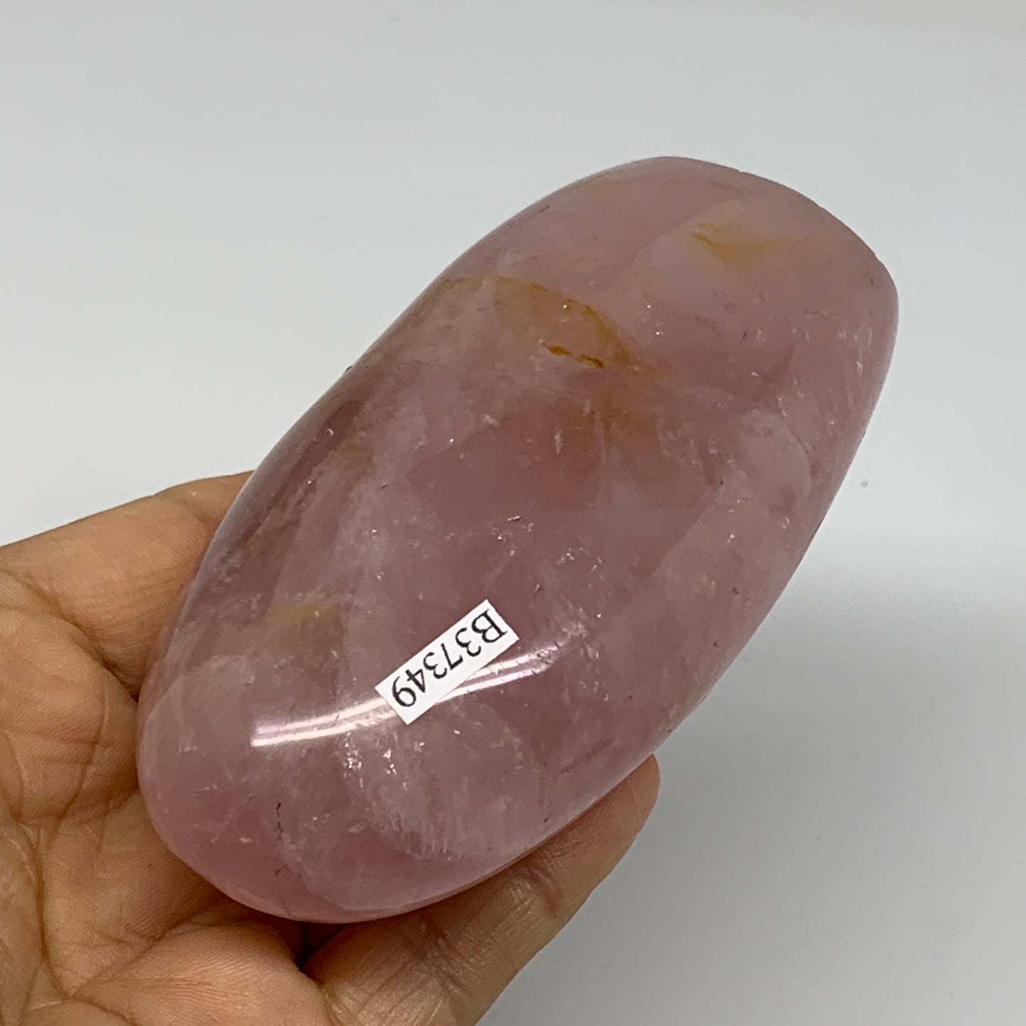 0.79 lbs, 4.1"x2.1"x1.5", Rose Quartz Crystal Freeform Polished Crystal, B37349