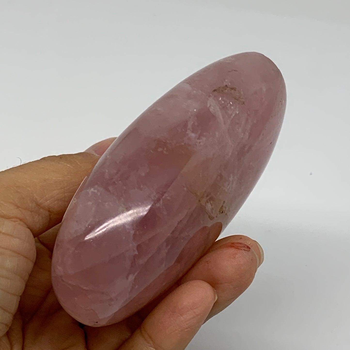 0.79 lbs, 4.1"x2.1"x1.5", Rose Quartz Crystal Freeform Polished Crystal, B37349