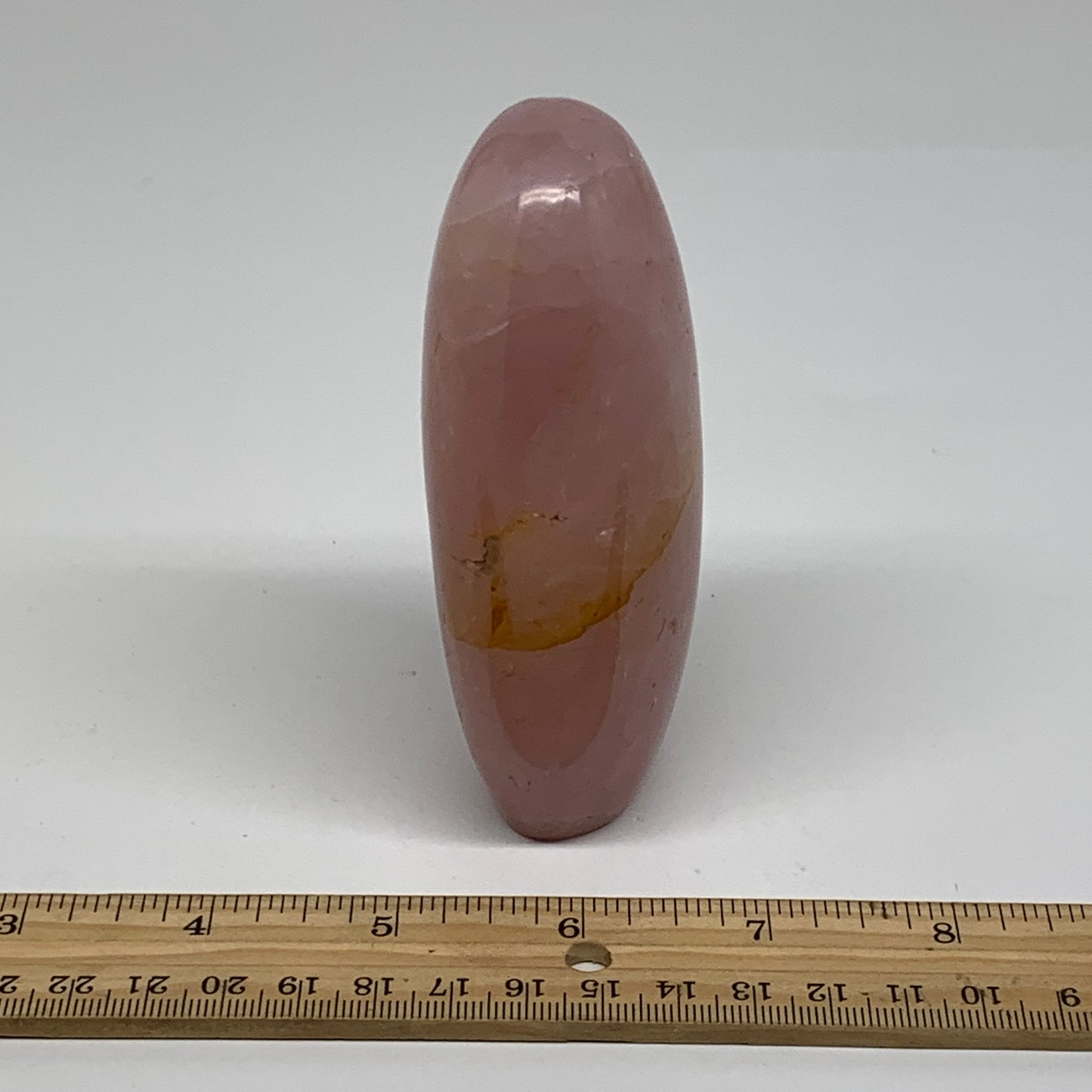 0.79 lbs, 4.1"x2.1"x1.5", Rose Quartz Crystal Freeform Polished Crystal, B37349