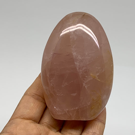 0.56 lbs, 3.2"x2.2"x1.3", Rose Quartz Crystal Freeform Polished Crystal, B37350
