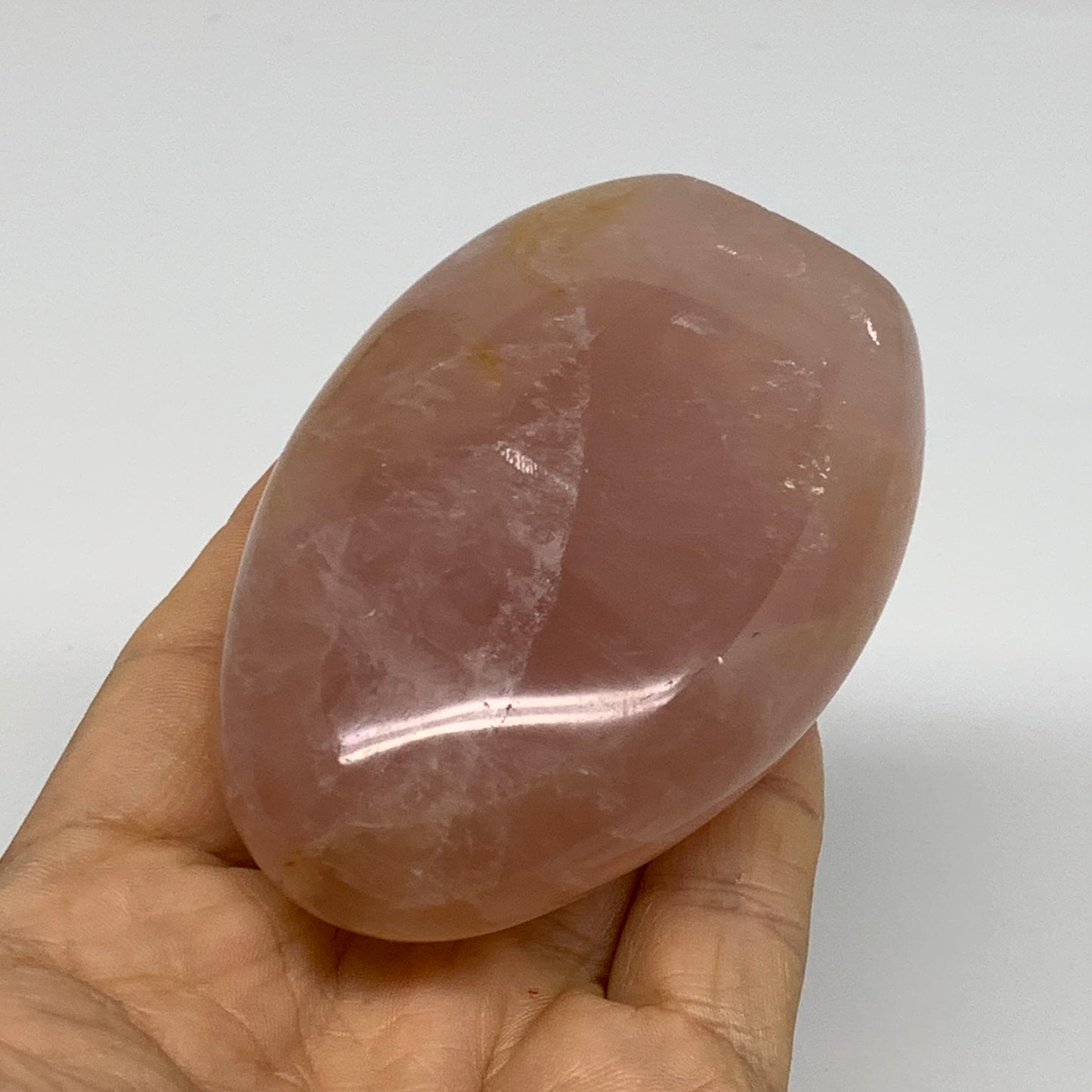 0.56 lbs, 3.2"x2.2"x1.3", Rose Quartz Crystal Freeform Polished Crystal, B37350