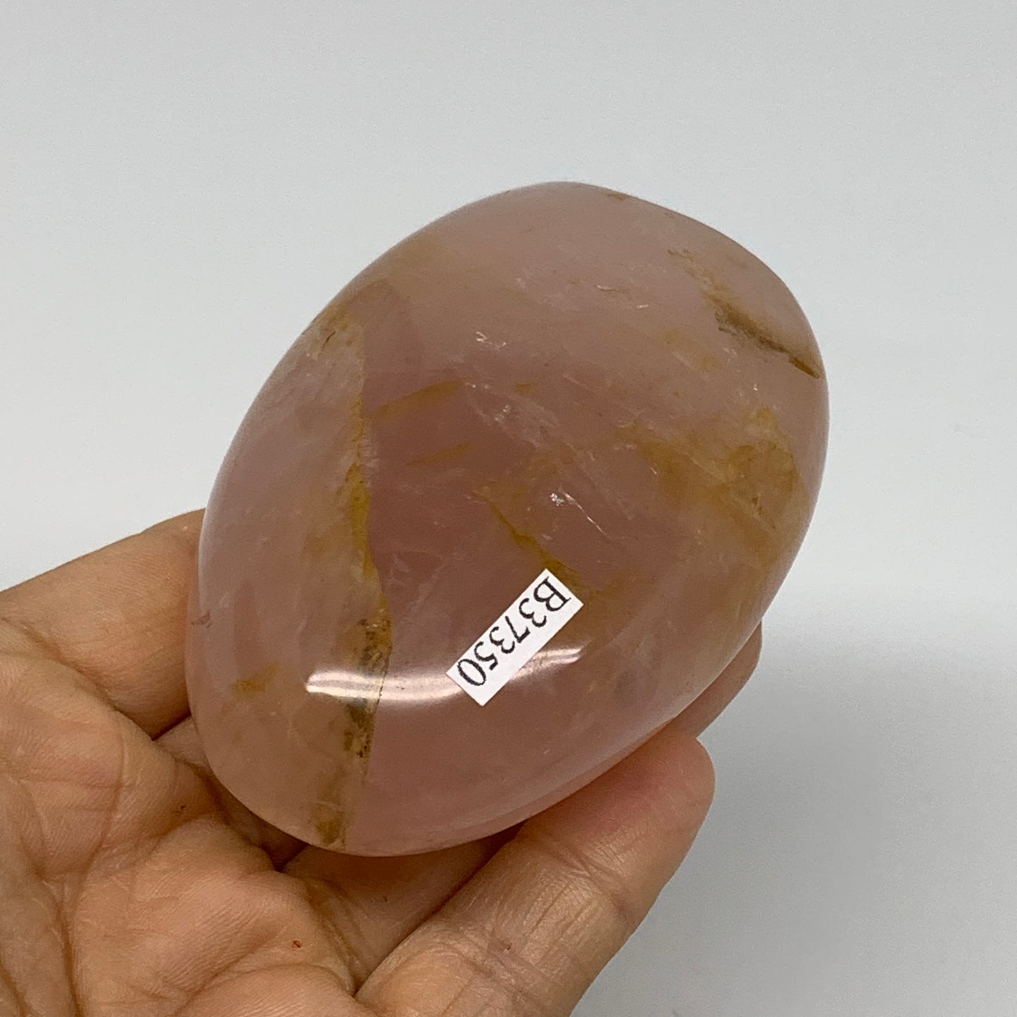 0.56 lbs, 3.2"x2.2"x1.3", Rose Quartz Crystal Freeform Polished Crystal, B37350