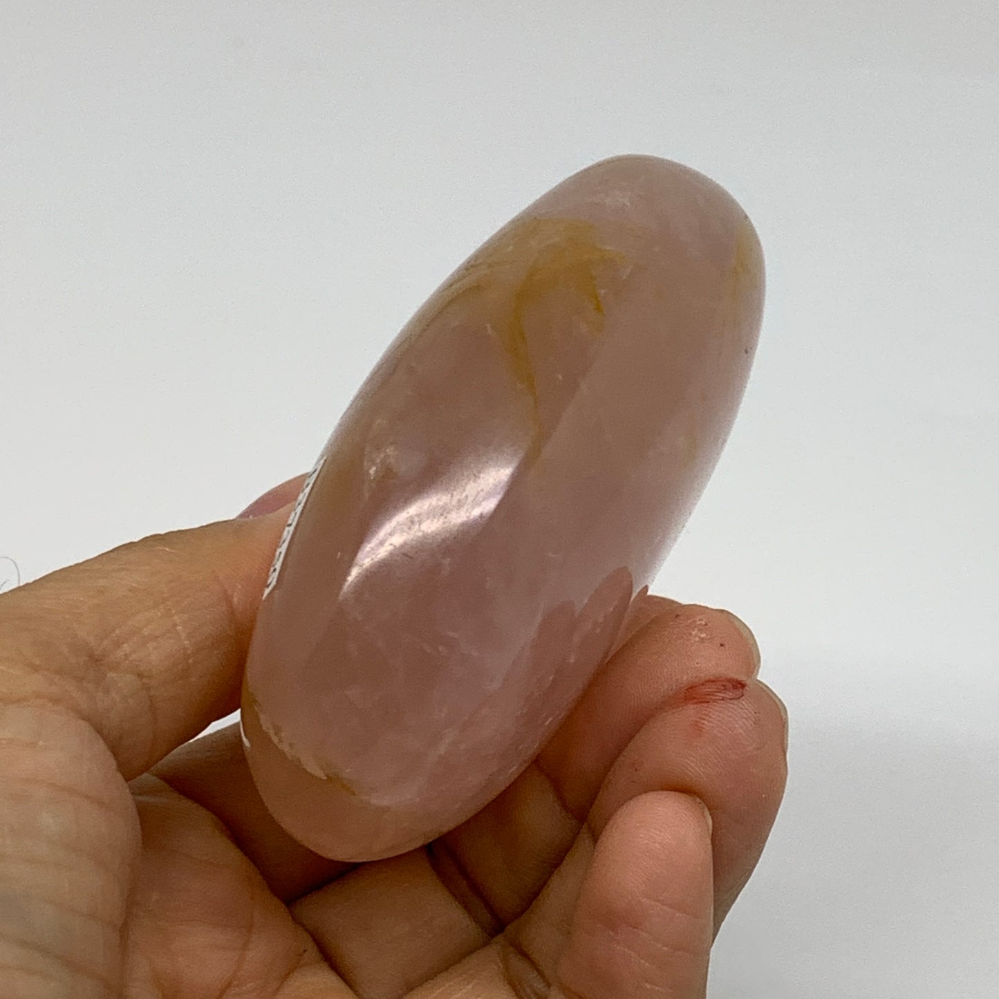 0.56 lbs, 3.2"x2.2"x1.3", Rose Quartz Crystal Freeform Polished Crystal, B37350