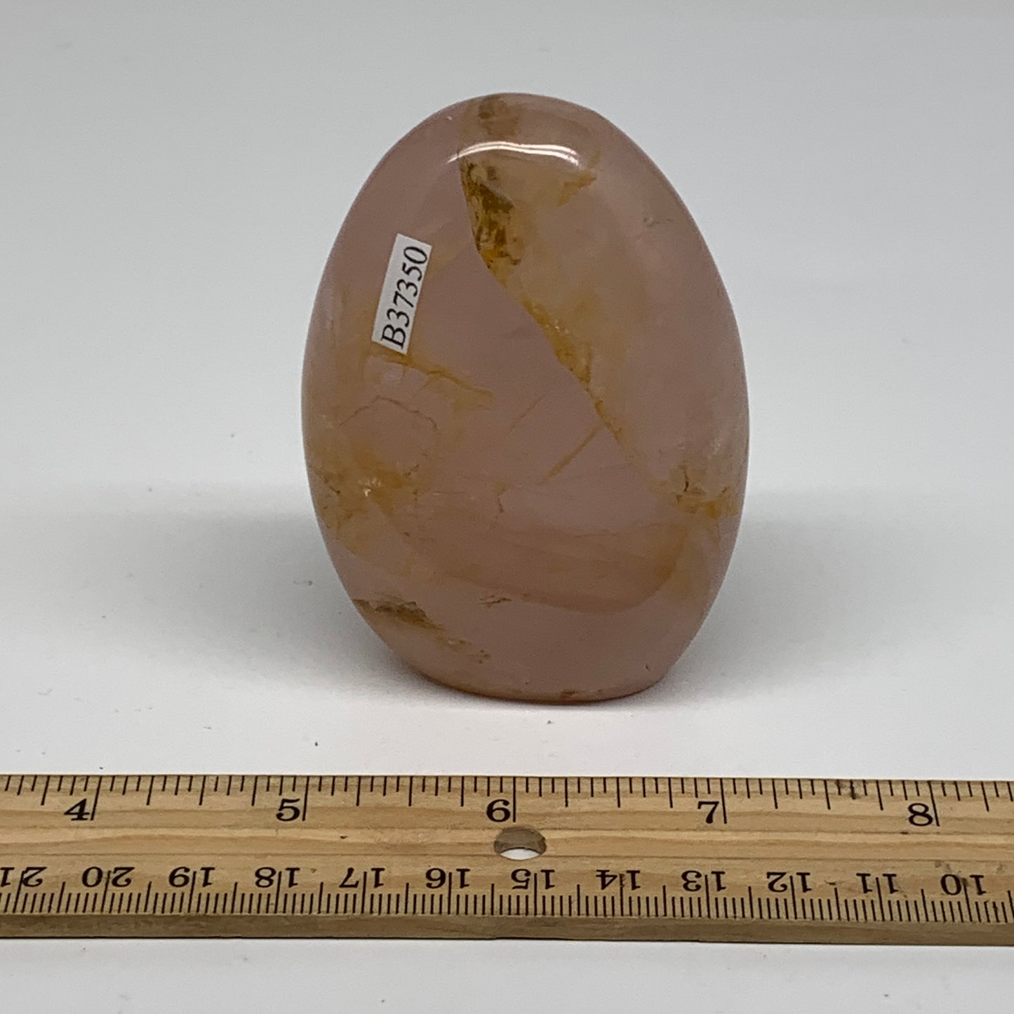 0.56 lbs, 3.2"x2.2"x1.3", Rose Quartz Crystal Freeform Polished Crystal, B37350