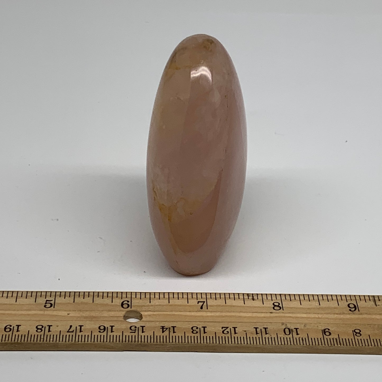 0.56 lbs, 3.2"x2.2"x1.3", Rose Quartz Crystal Freeform Polished Crystal, B37350
