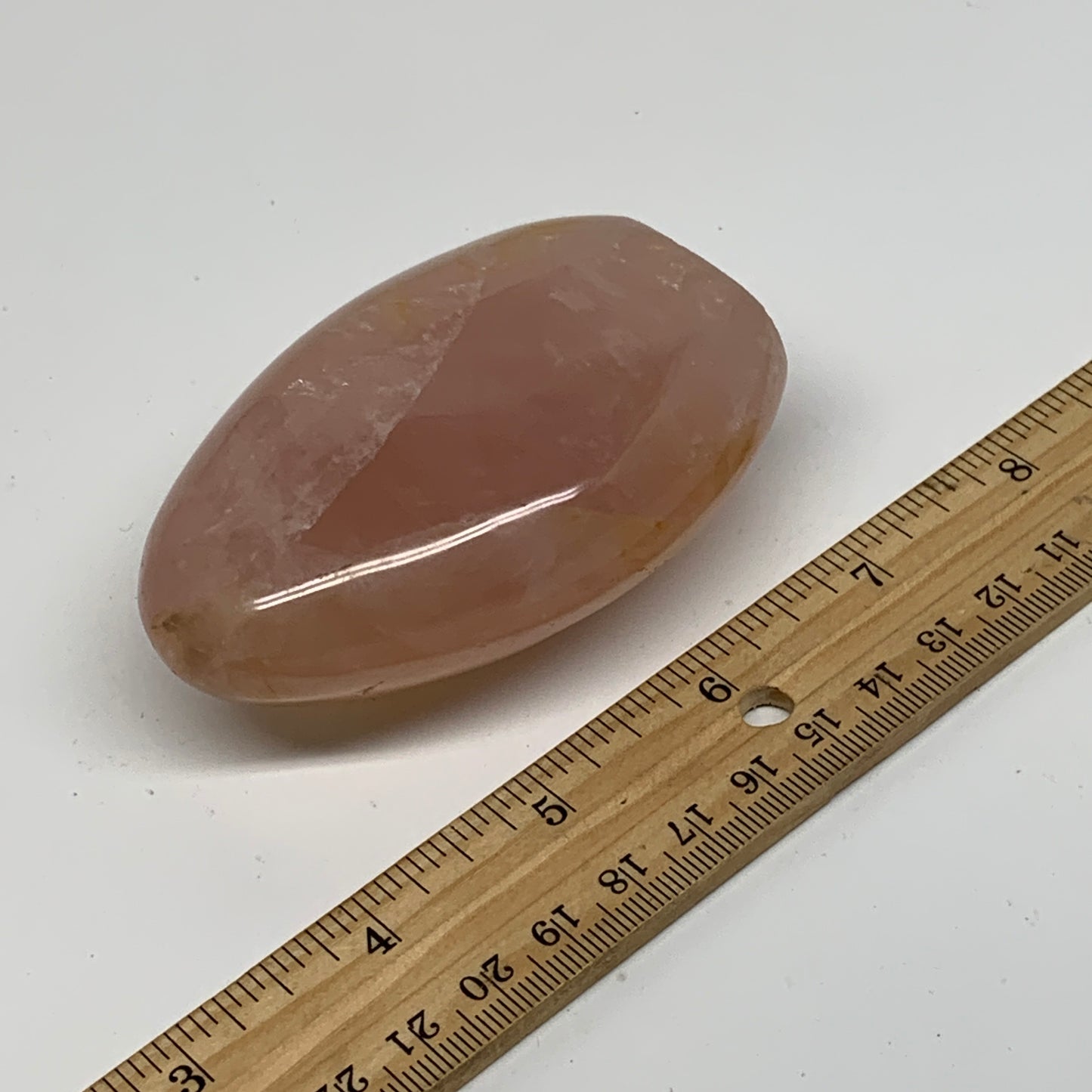 0.56 lbs, 3.2"x2.2"x1.3", Rose Quartz Crystal Freeform Polished Crystal, B37350