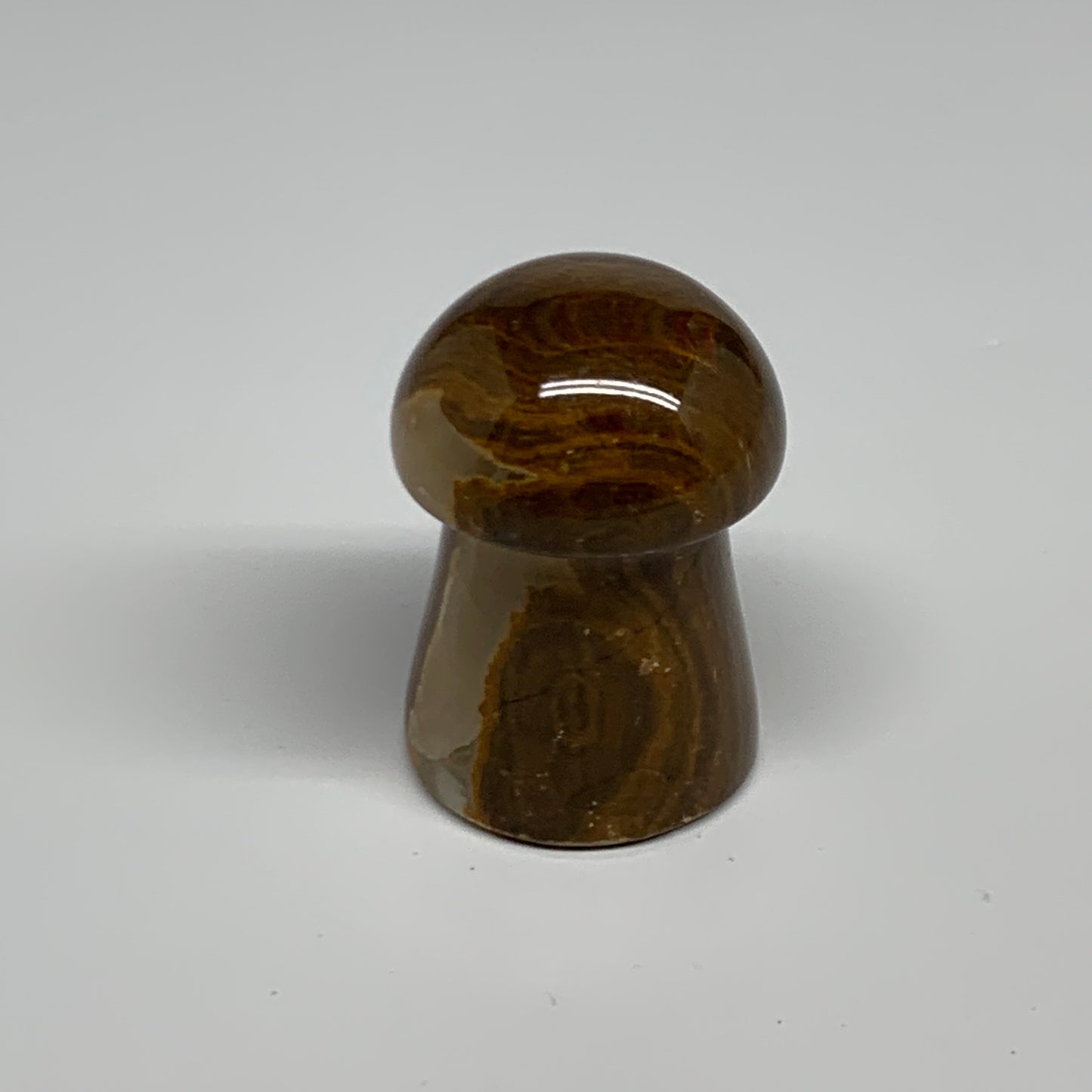 115g, 2.1"x1.4" Natural Onxy Mushroom Gemstone @Pakistan, B30176