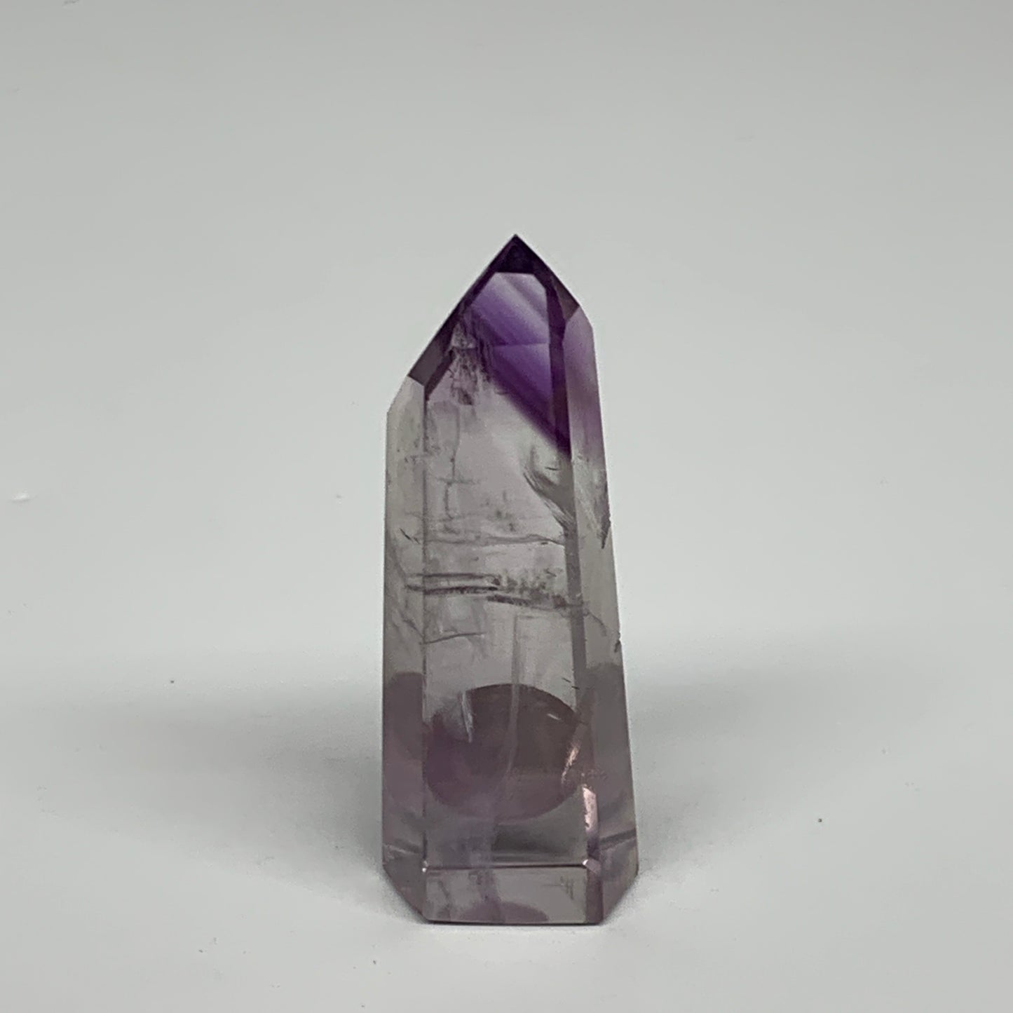 34.2g, 2.5"x0.9"x0.6", Natural Amethyst Tower Point Obelisk @Brazil, B32322