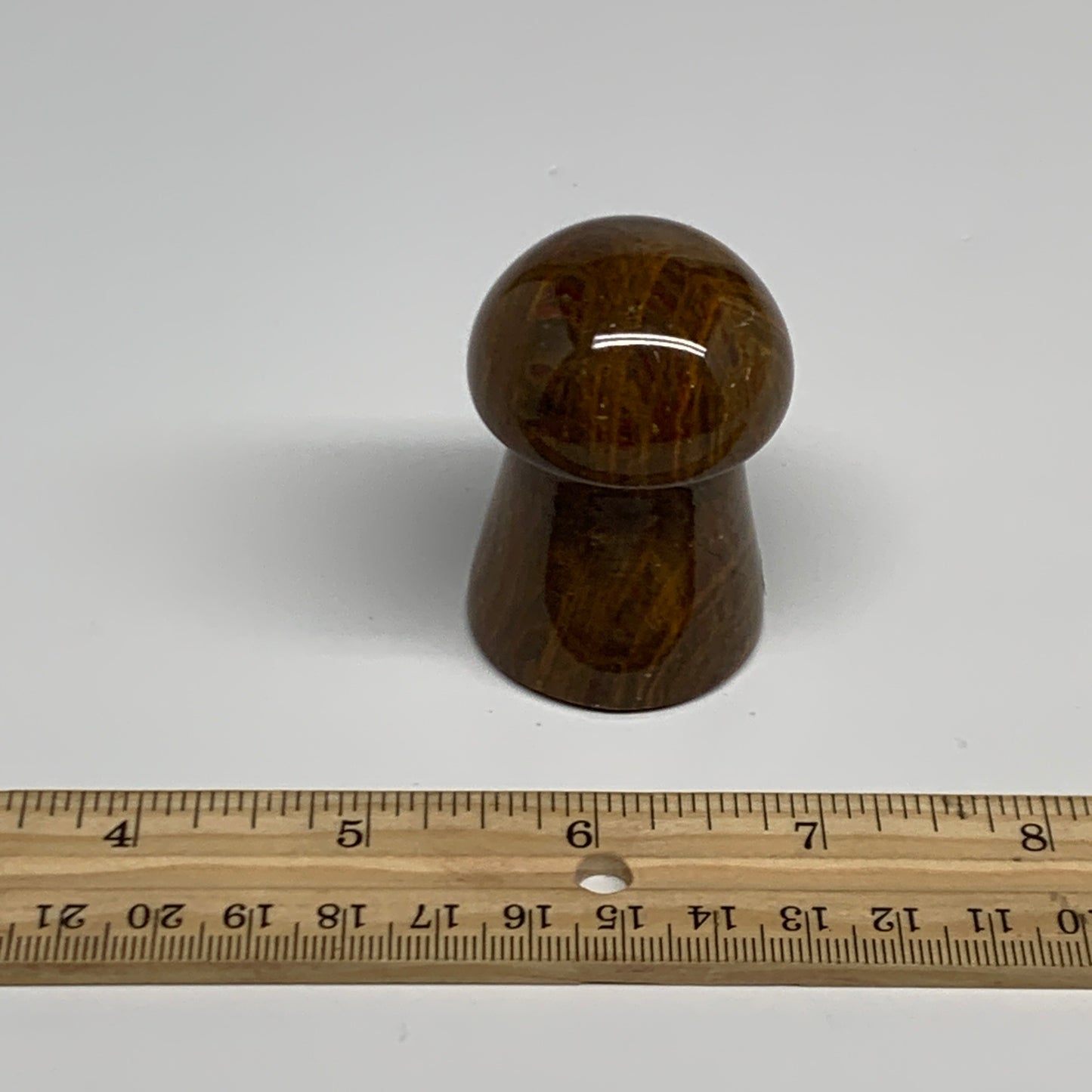 115g, 2.1"x1.4" Natural Onxy Mushroom Gemstone @Pakistan, B30176