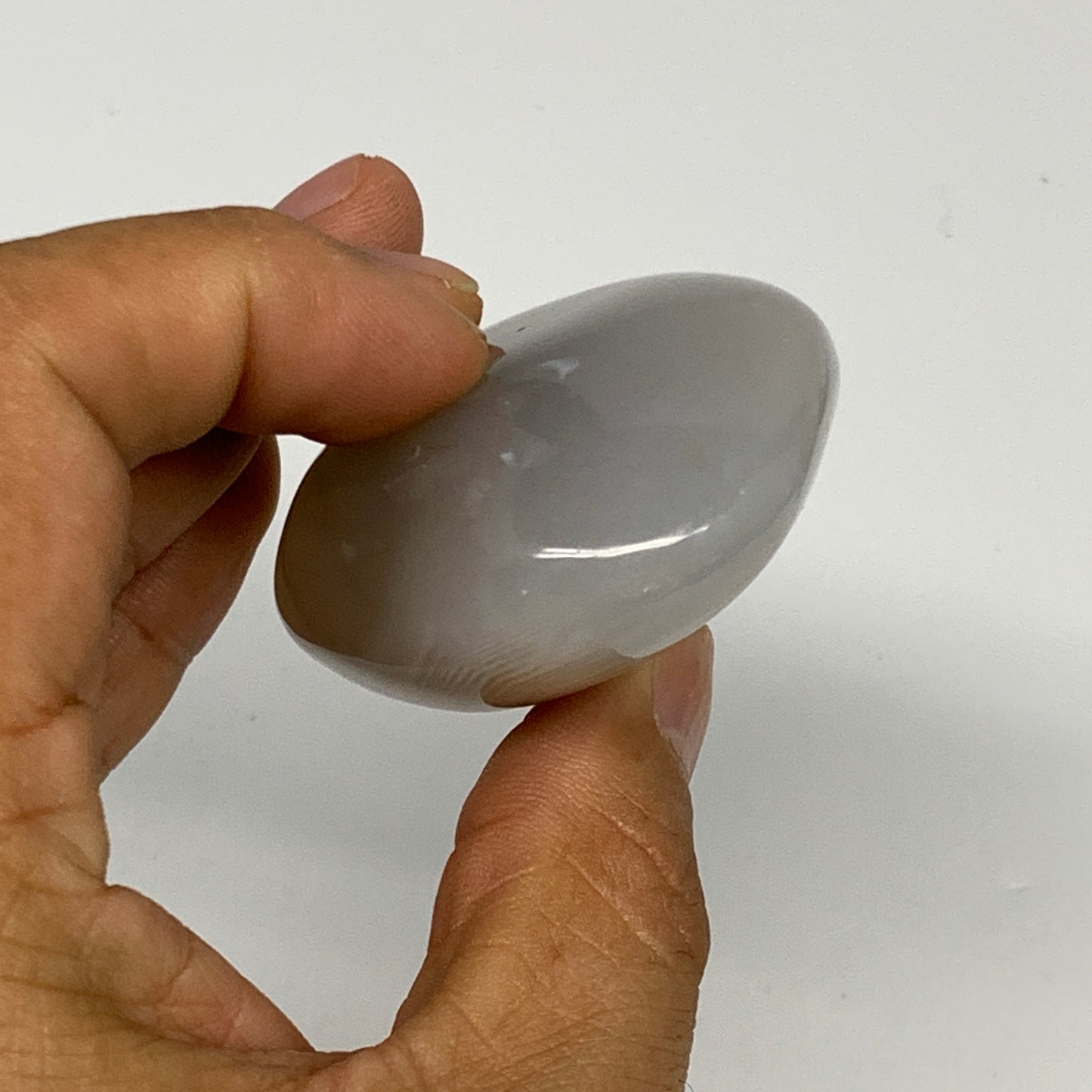 102g, 2.5"x1.9"x1" Orca Agate Palm-Stone Reiki Energy Crystal Reiki, B28675