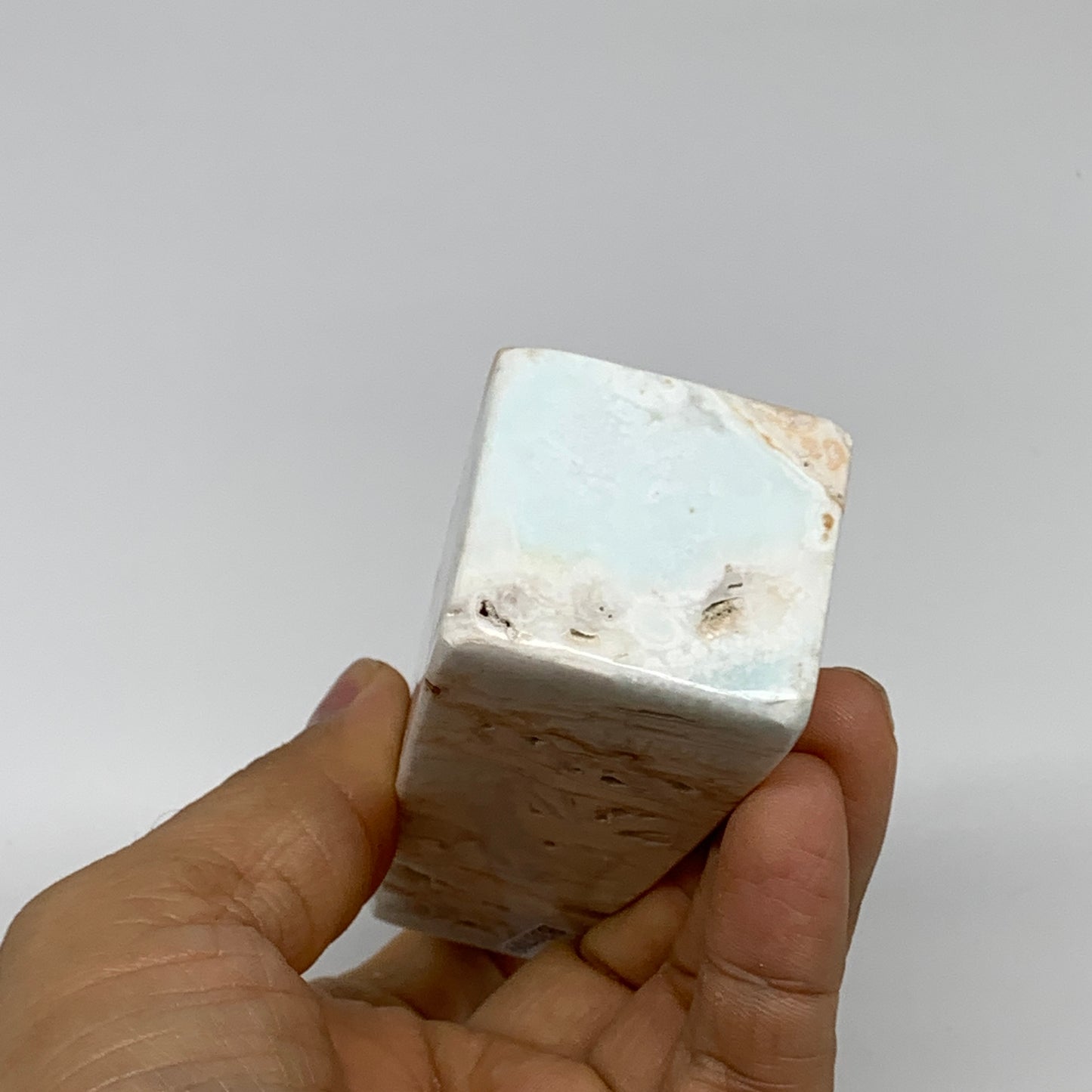 222.5g, 4"x1.3"x1.4", Caribbean Calcite Tower Gemstone @Afghanistan, B33709