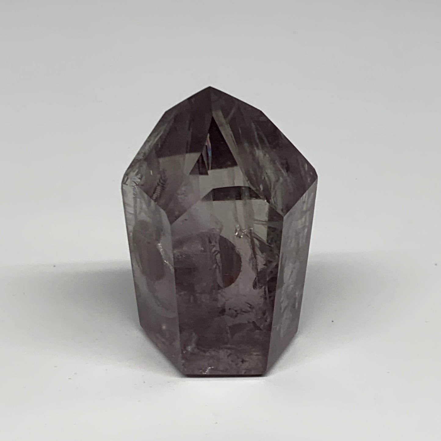 97.7g, 2.4"x1.5"x1.1", Natural Amethyst Tower Point Obelisk @Brazil, B32323