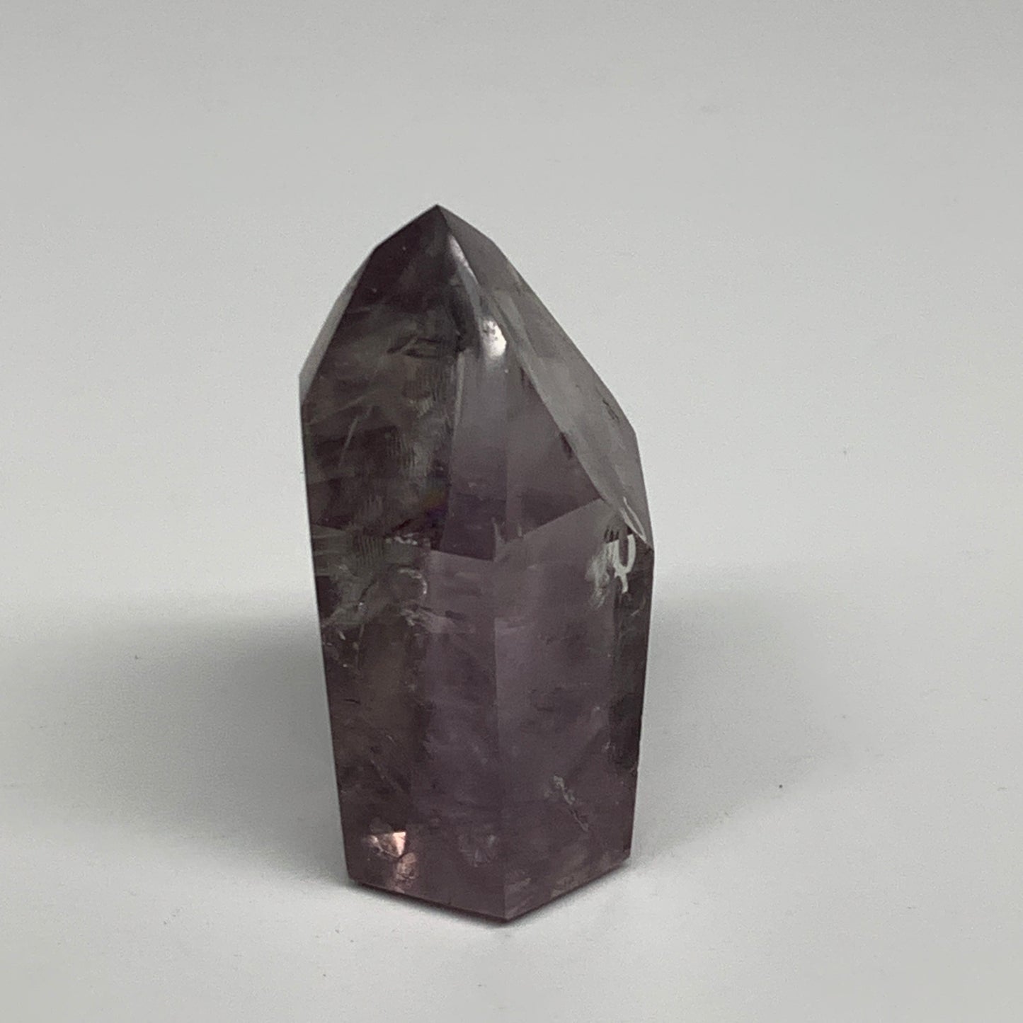 97.7g, 2.4"x1.5"x1.1", Natural Amethyst Tower Point Obelisk @Brazil, B32323