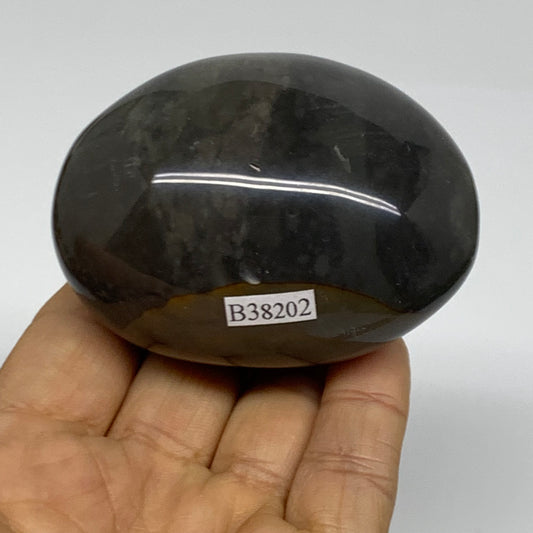 207.5g, 2.8"x2"x1.7" Natural Ocean Jasper Palm-Stone Orbicular Jasper, B38202