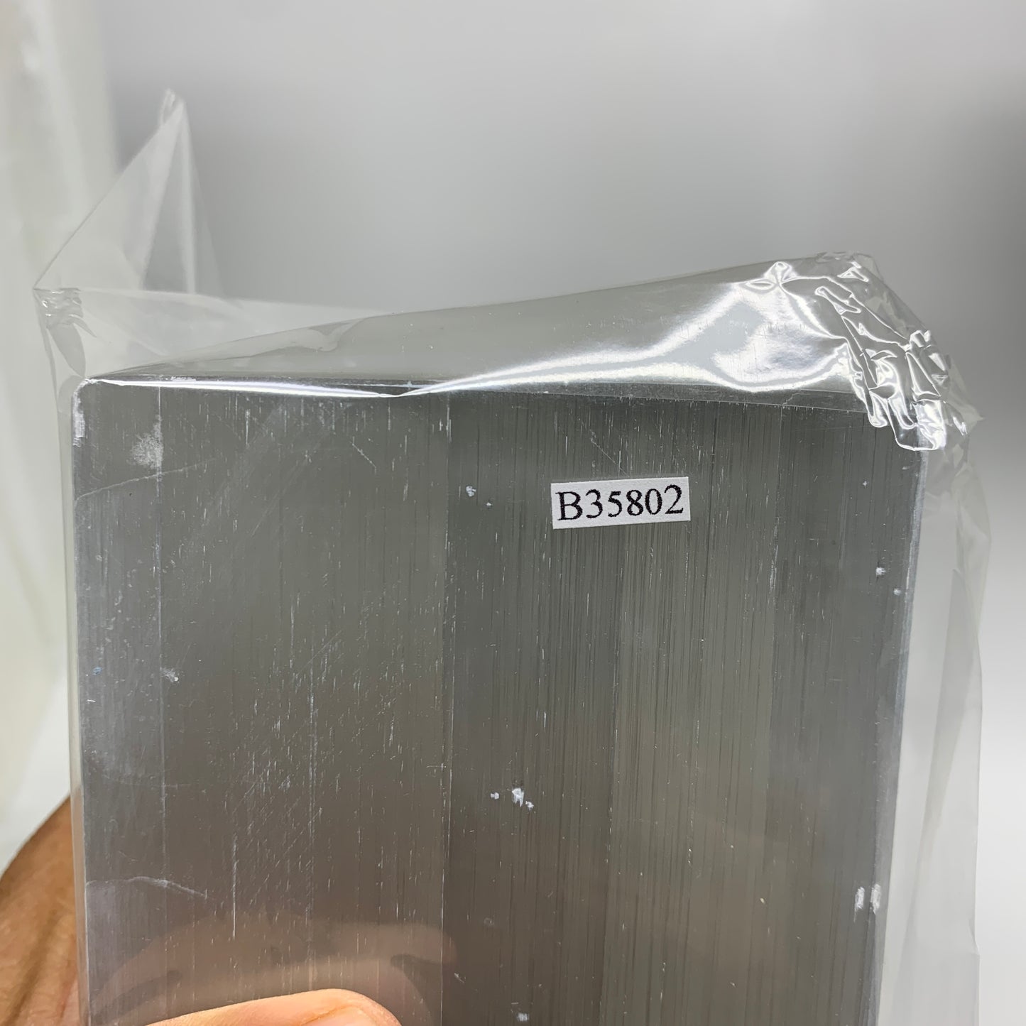 11 lbs. 11.6"x3.5", Rectangle Selenite (Satin Spar) Lamp, w/6ft Chord, B35802