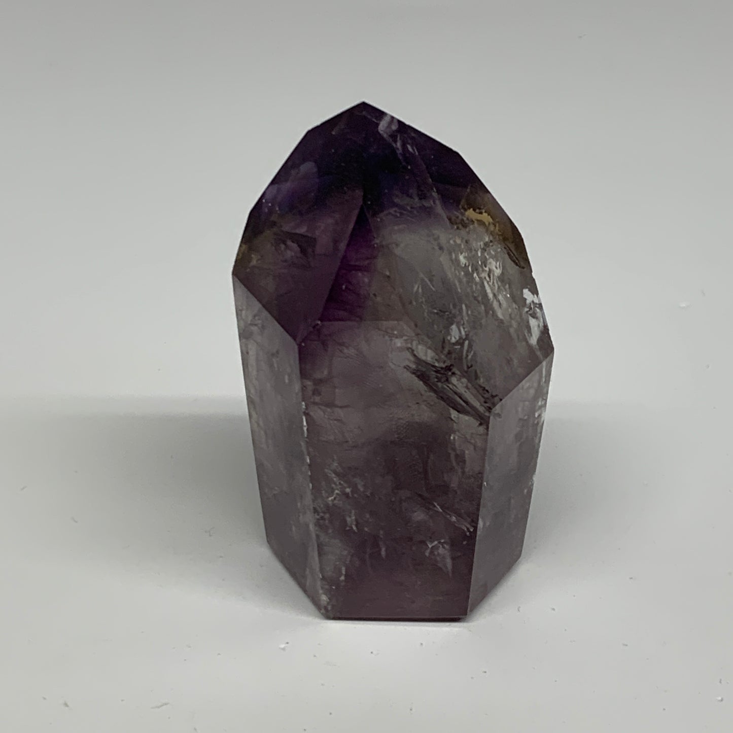 180g, 2.9"x1.7"x1.5", Natural Amethyst Tower Point Obelisk @Brazil, B32325