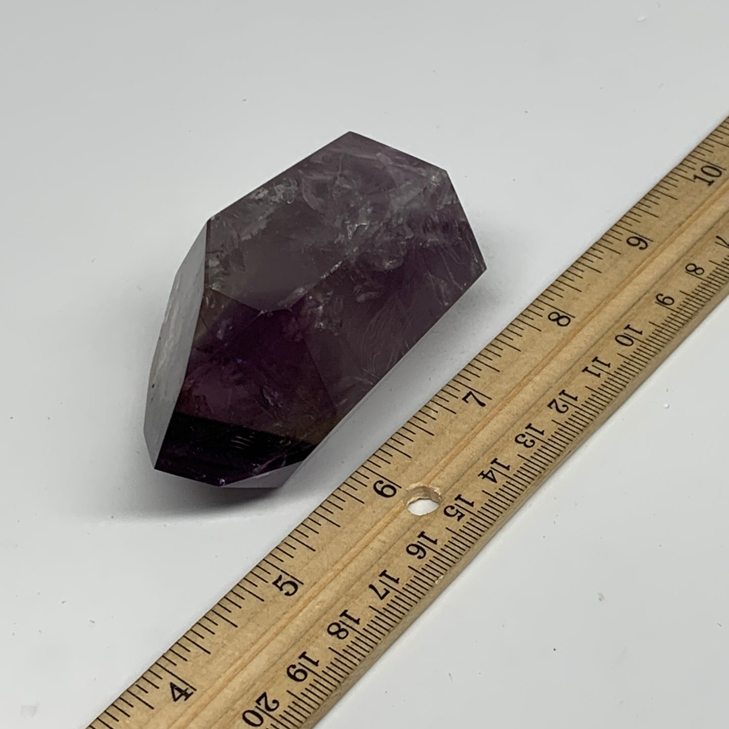 180g, 2.9"x1.7"x1.5", Natural Amethyst Tower Point Obelisk @Brazil, B32325