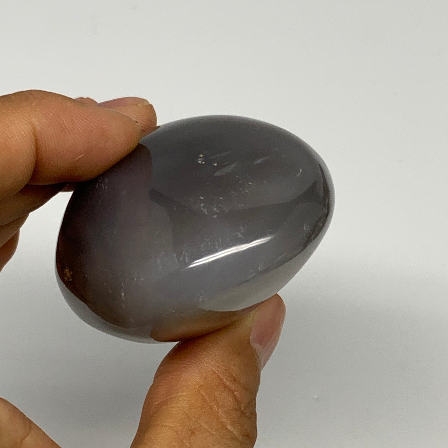 145g, 2.5"x2"x1.4" Orca Agate Palm-Stone Reiki Energy Crystal Reiki, B28671