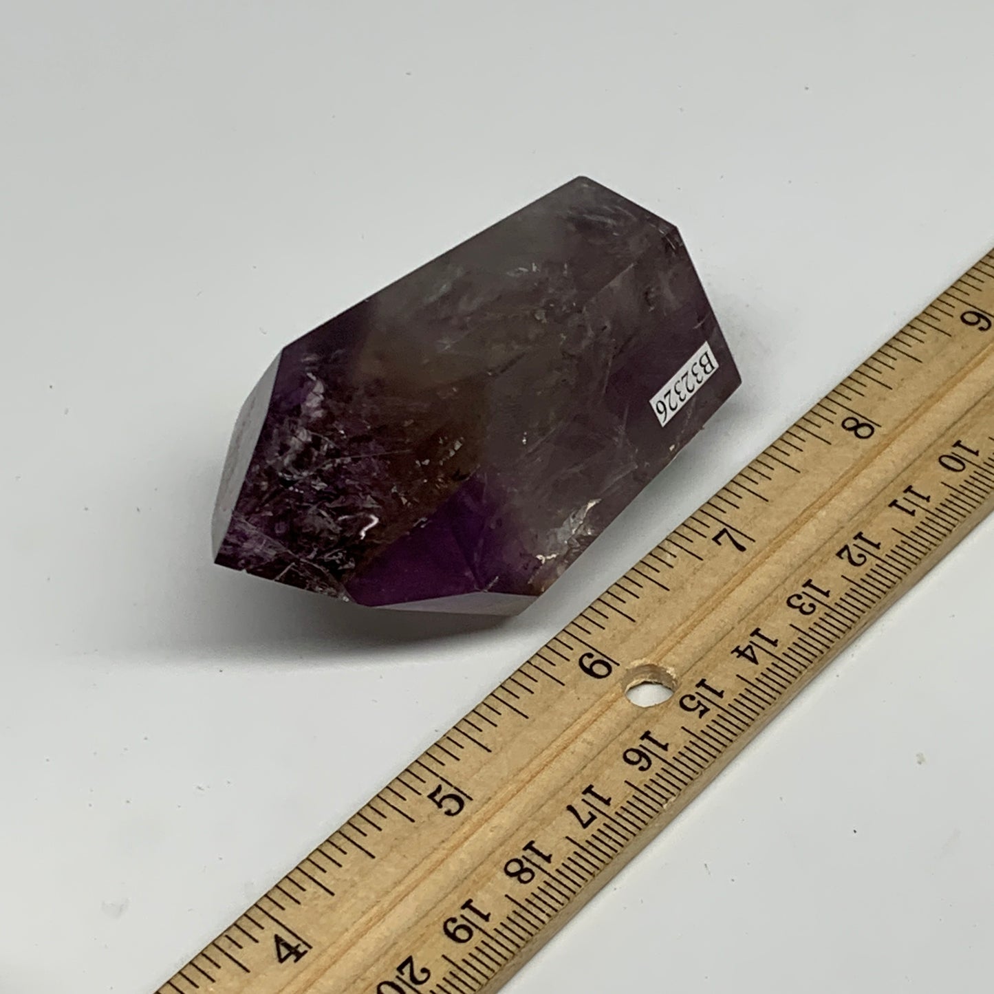 143.2g, 2.9"x1.7"x1.3", Natural Amethyst Tower Point Obelisk @Brazil, B32326