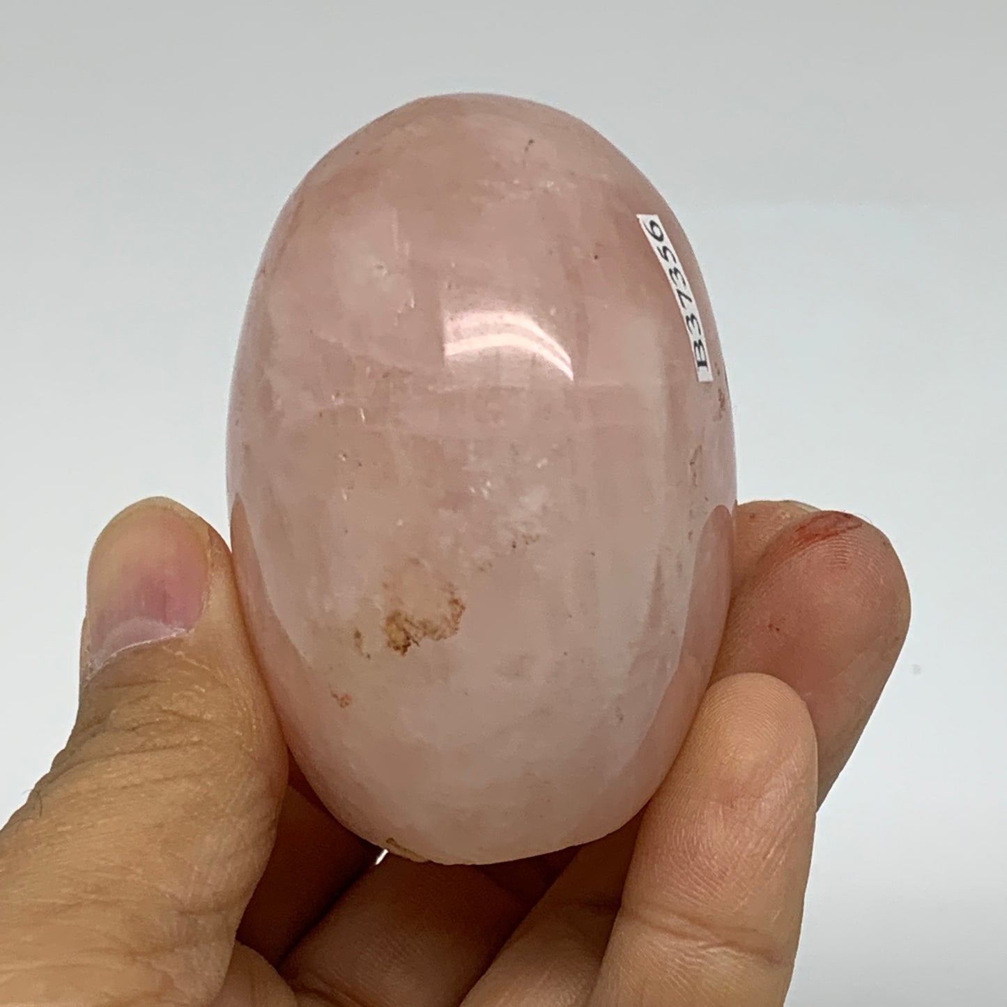 0.5 lbs, 2.4"x2.3"x1.7", Rose Quartz Crystal Freeform Polished Crystal, B37356
