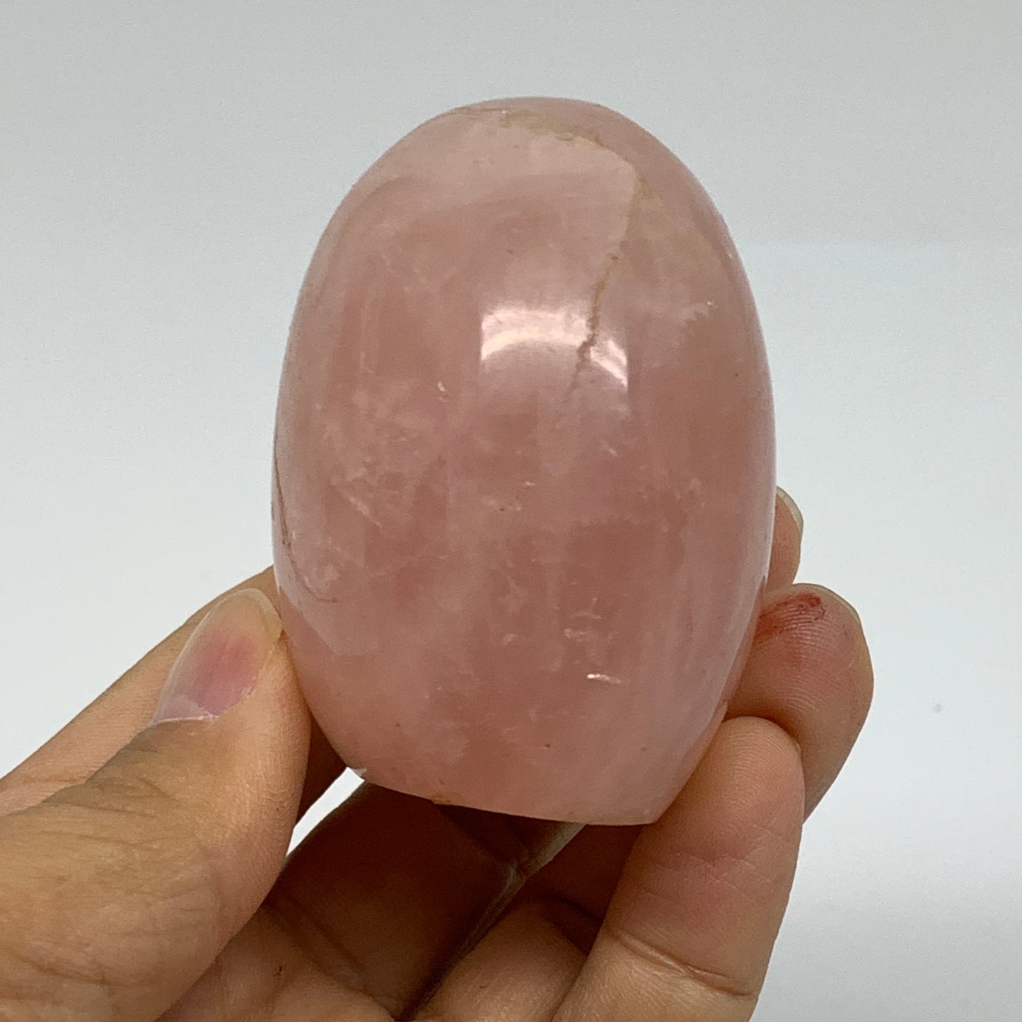 0.5 lbs, 2.4"x2.3"x1.7", Rose Quartz Crystal Freeform Polished Crystal, B37356