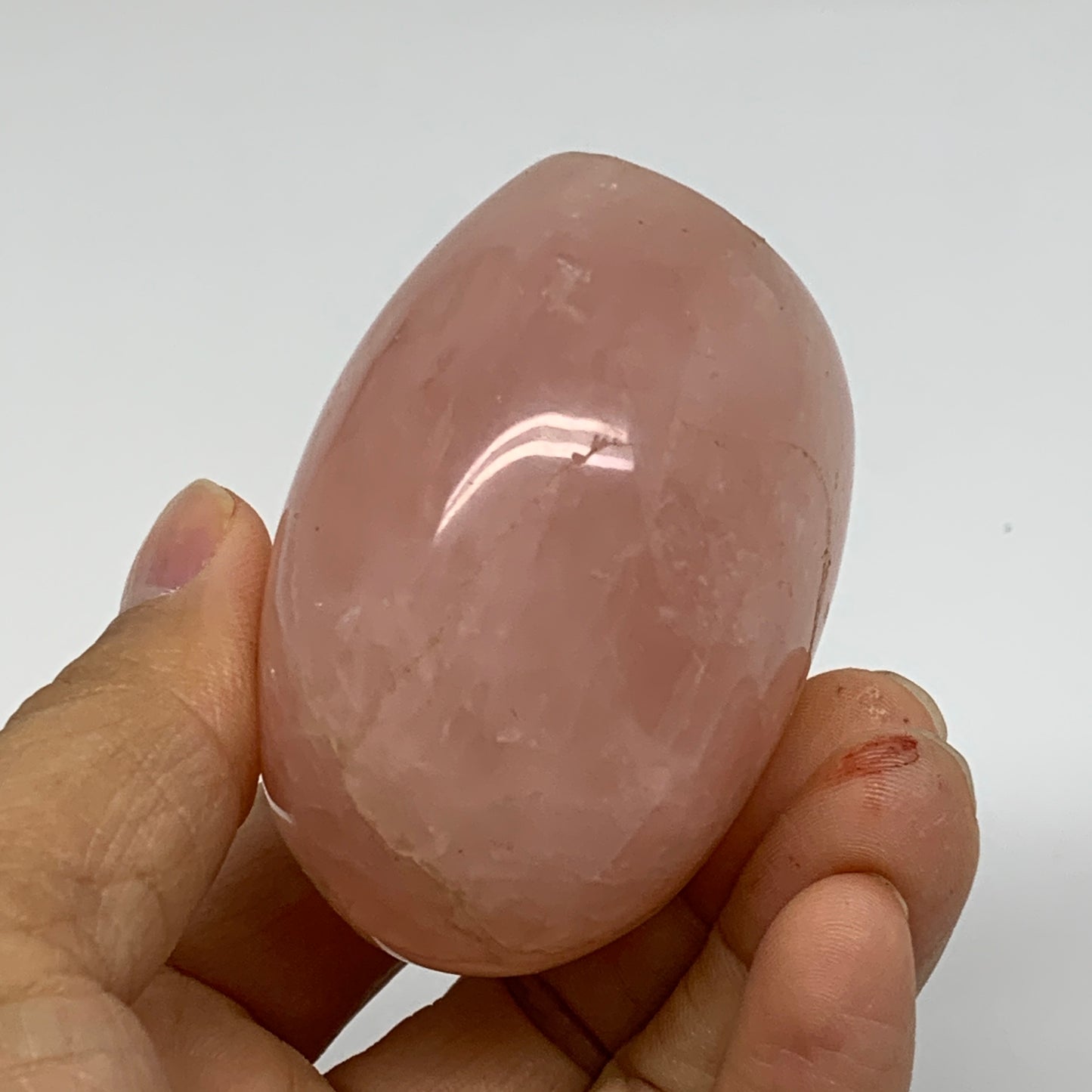 0.5 lbs, 2.4"x2.3"x1.7", Rose Quartz Crystal Freeform Polished Crystal, B37356