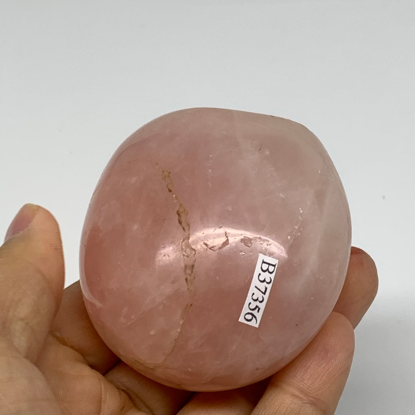 0.5 lbs, 2.4"x2.3"x1.7", Rose Quartz Crystal Freeform Polished Crystal, B37356
