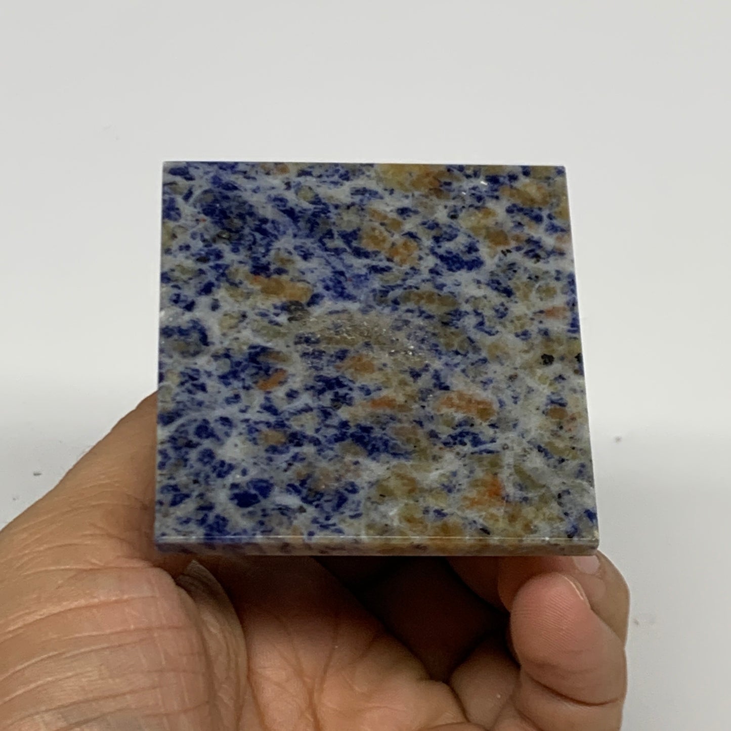 189.5g, 2"x2.3"x2.2", Sodalite Pyramid Crystal Gemstone @Brazil, B30183