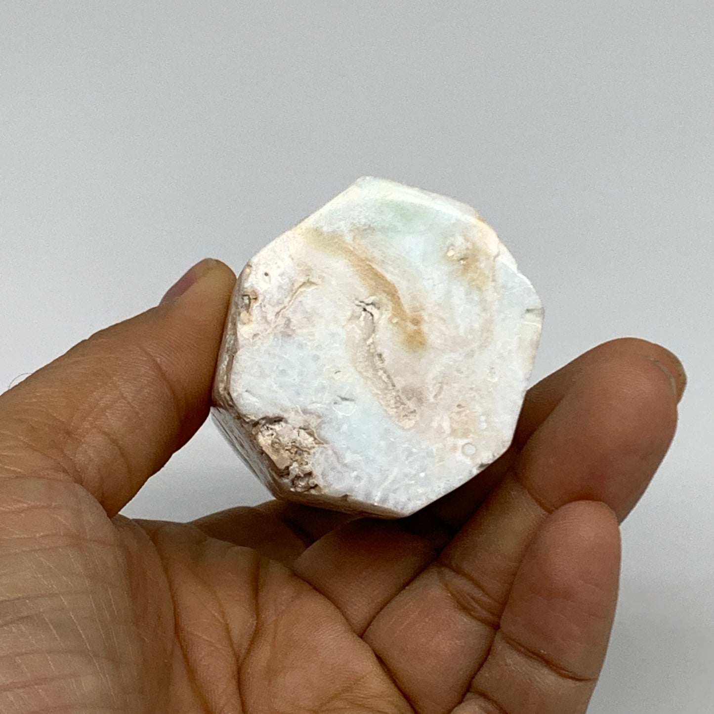 231.4g, 3.3"x1.6", Caribbean Calcite Tower Gemstone @Afghanistan, B33714