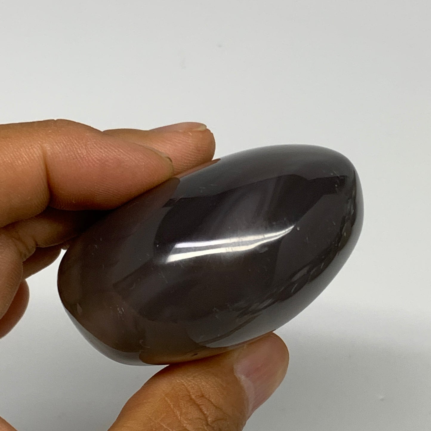 197.1g, 2.9"x2.3"x1.2" Orca Agate Palm-Stone Reiki Energy Crystal Reiki, B28669