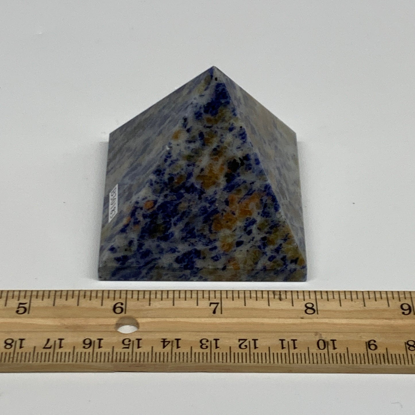 189.5g, 2"x2.3"x2.2", Sodalite Pyramid Crystal Gemstone @Brazil, B30183