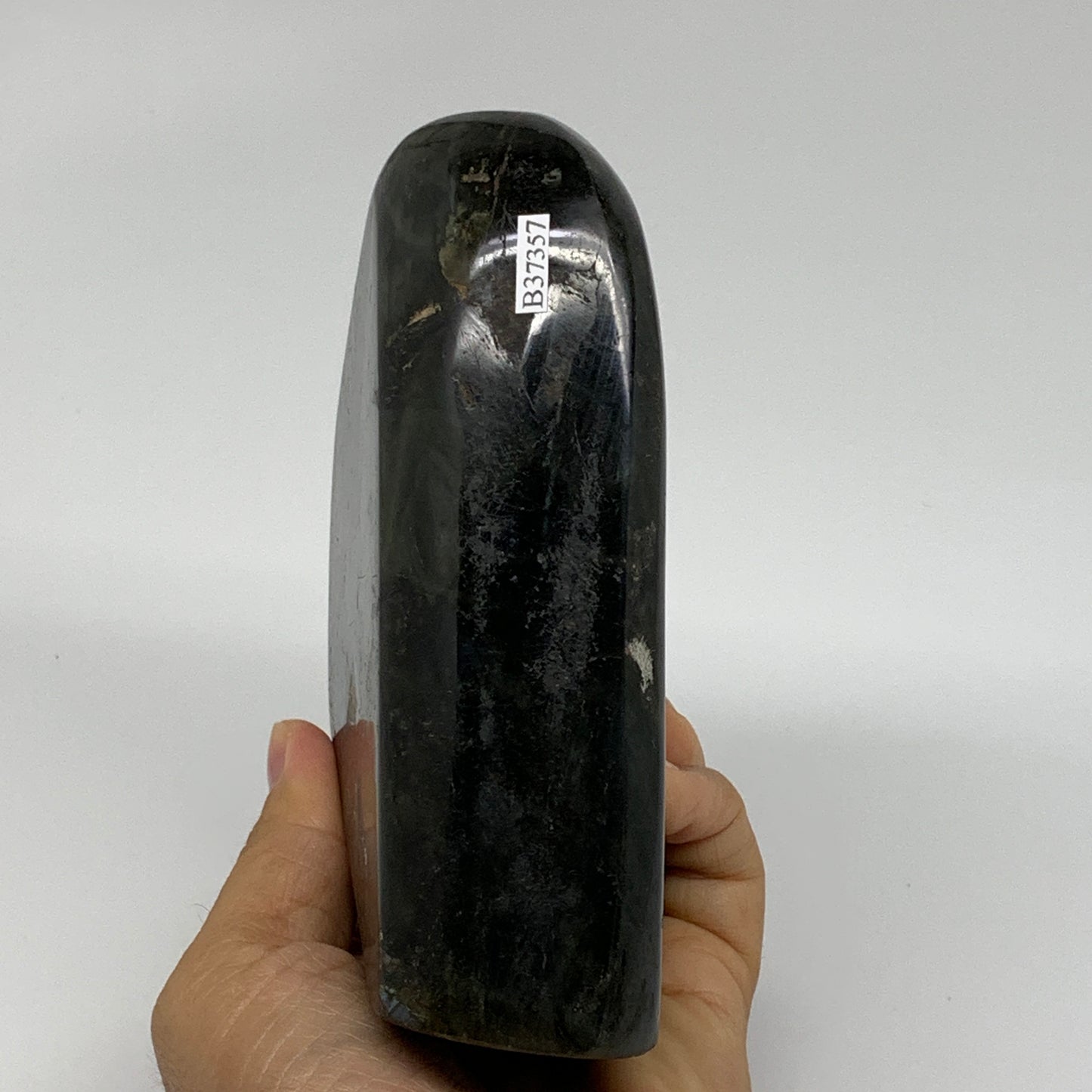 2.3 lbs, 5.3"x3.8"x1.6" Natural Labradorite Crystal Gemstones Freeform, B37357