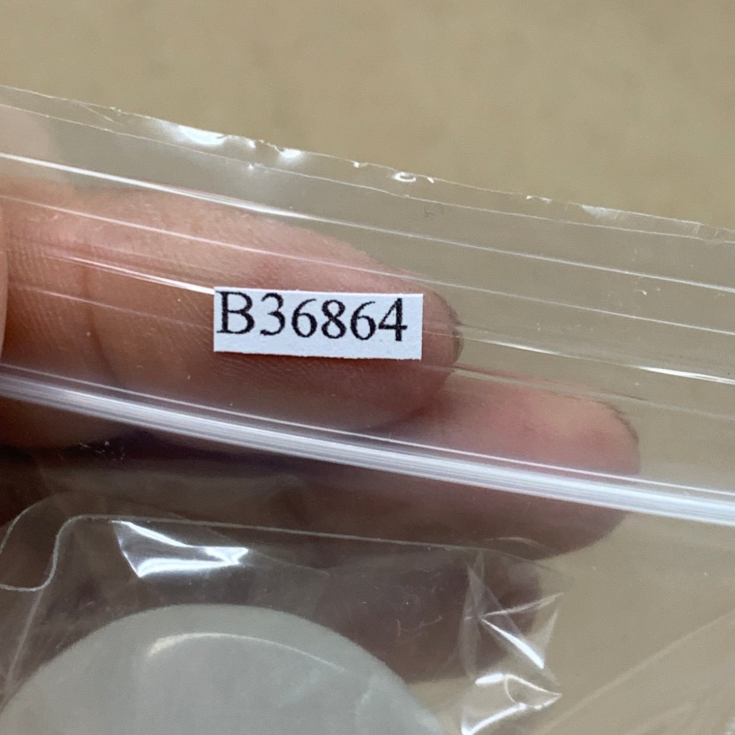 163g, 2.4"x1.8"x1", 2pcs, White Selenite Palmstone Crystal Pillow, B36864