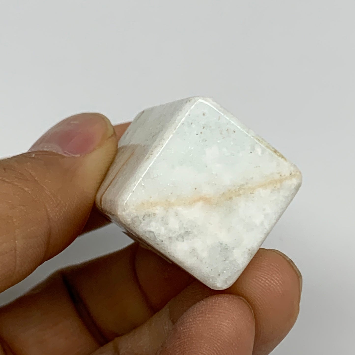 45.6g, 1.9"x0.9", Caribbean Calcite Tower Gemstone @Afghanistan, B33715